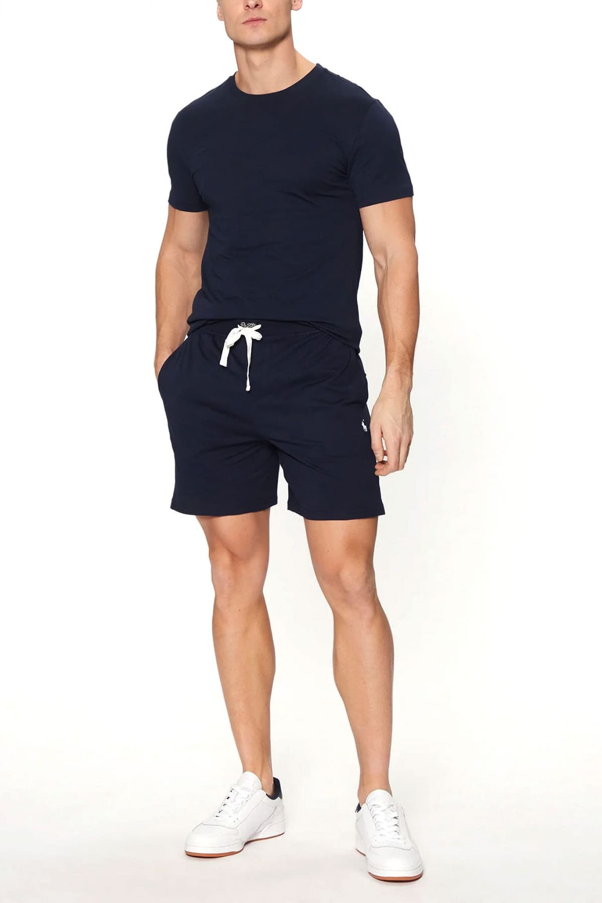 RALPH LAUREN UNDERWEAR ΒΕΡΜΟΥΔΑ SLEEP BOTTOM LOGO ΜΠΛΕ