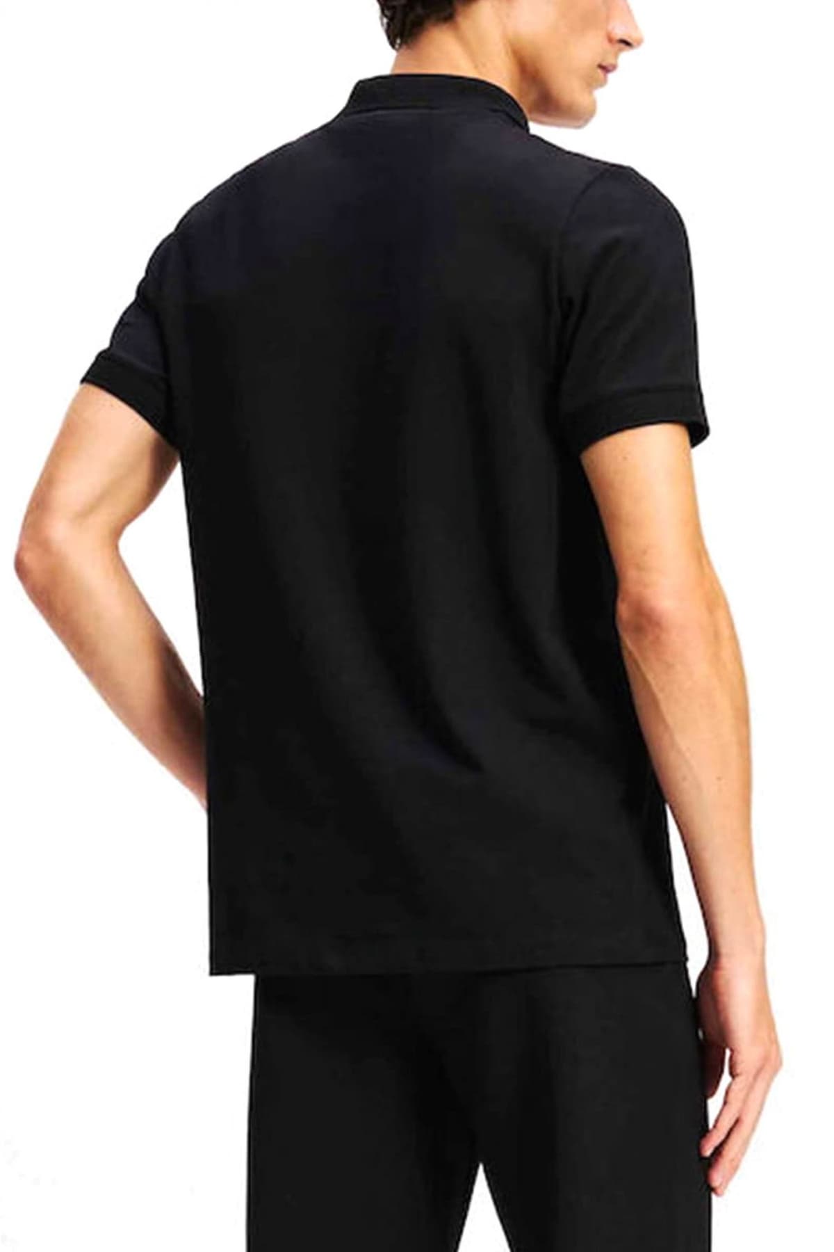 KARL LAGERFELD POLO LOGO ΜΑΥΡΟ