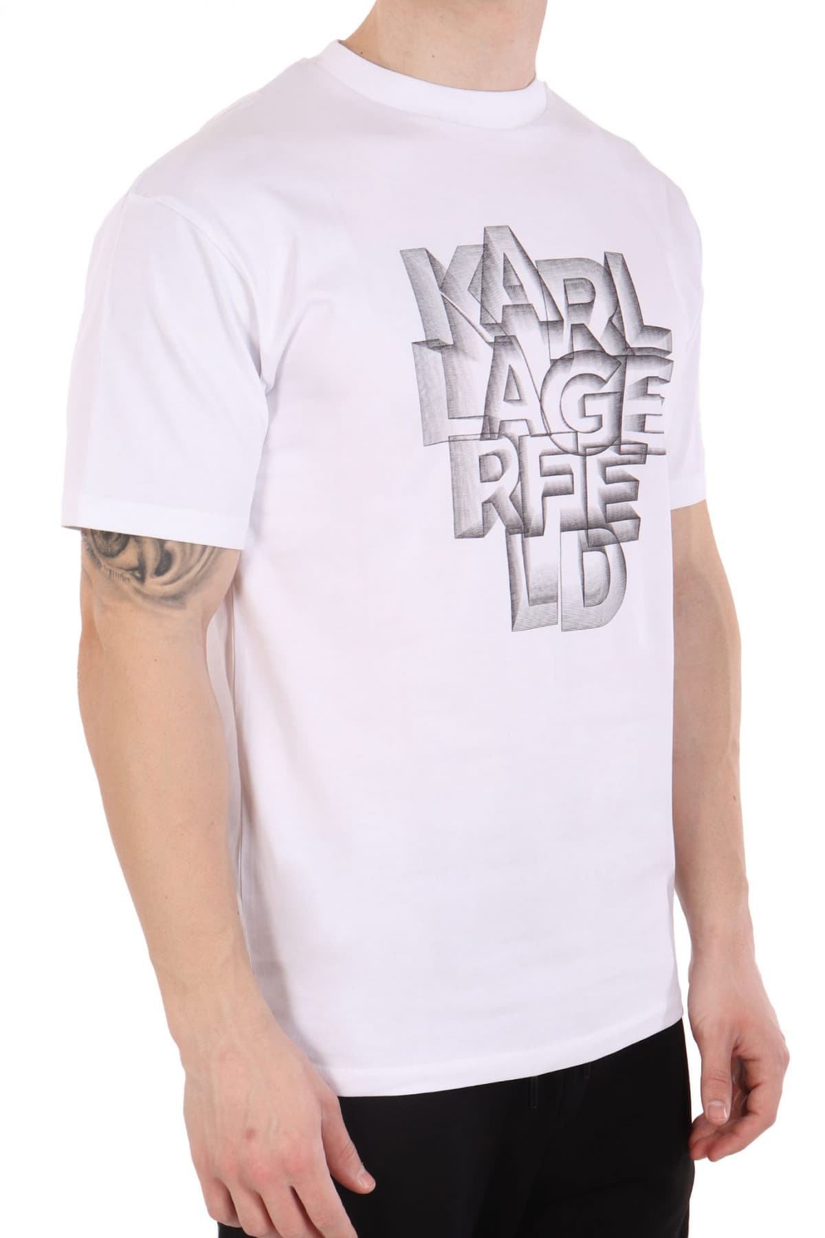 Men's T-Shirts Karl Lagerfeld White