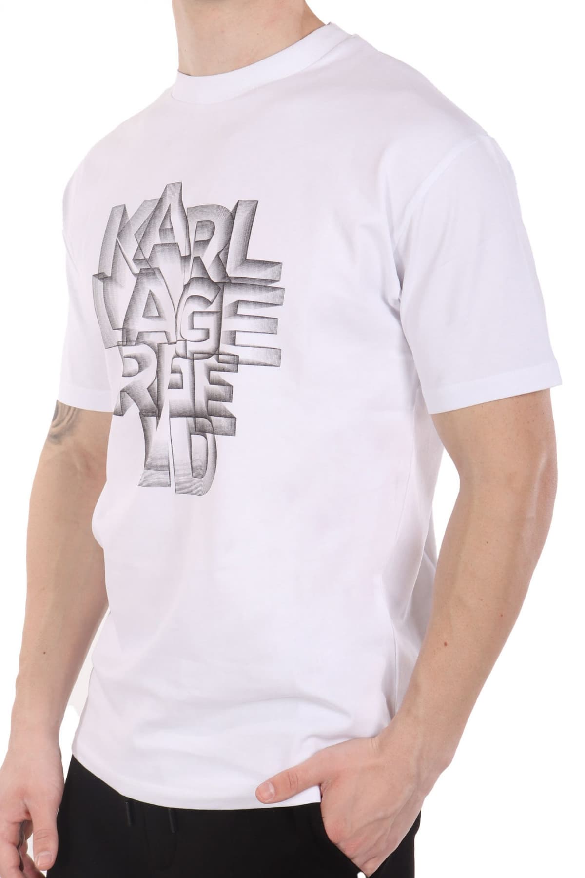 Men's T-Shirts Karl Lagerfeld White