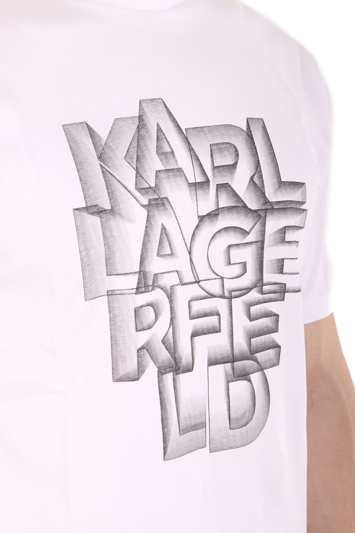 Men's T-Shirts Karl Lagerfeld White