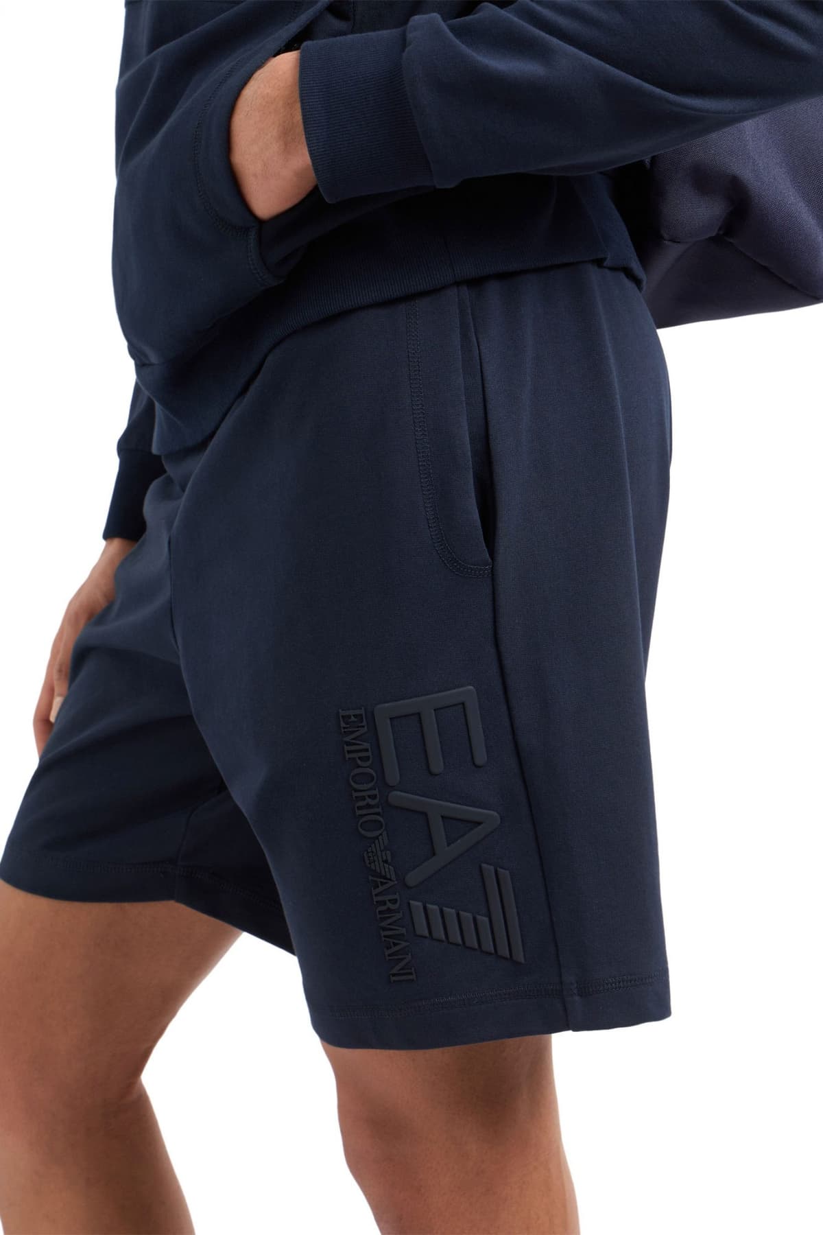 ARMANI 7 ΒΕΡΜΟΥΔΑ ΦΟΥΤΕΡ LOGO ΜΠΛΕ