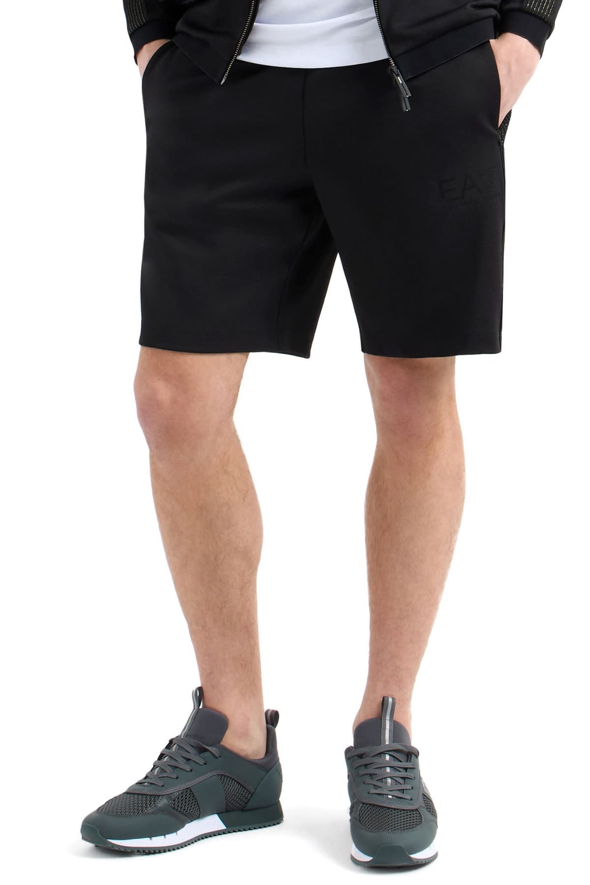 ARMANI 7 ΒΕΡΜΟΥΔΑ LOGO ΜΑΥΡΟ