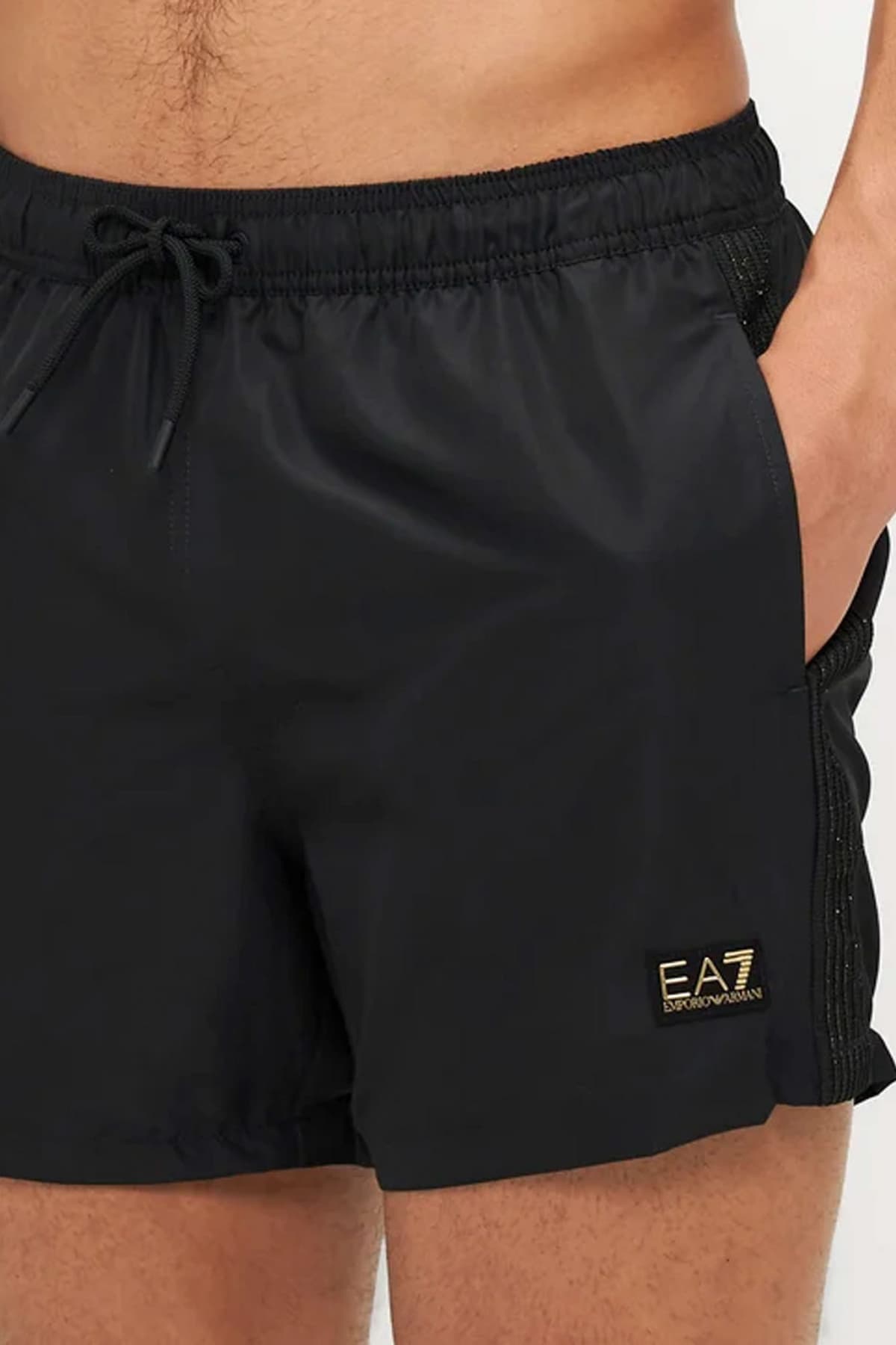 ARMANI 7 ΜΑΓΙΩ ΣΟΡΤΣ GOLD LOGO ΜΑΥΡΟ