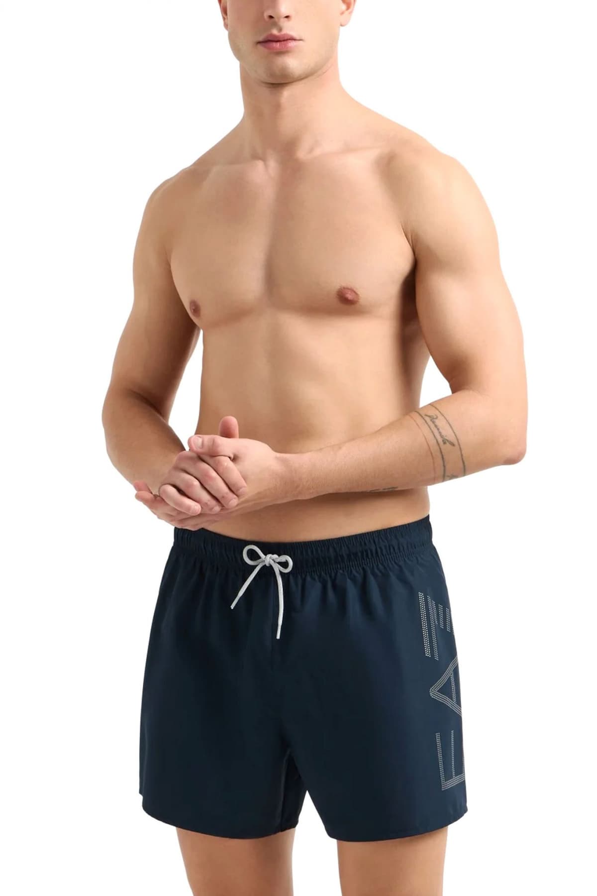 ARMANI 7 ΜΑΓΙΩ ΣΟΡΤΣ LOGO ΜΠΛΕ-ΑΣΗΜΙ