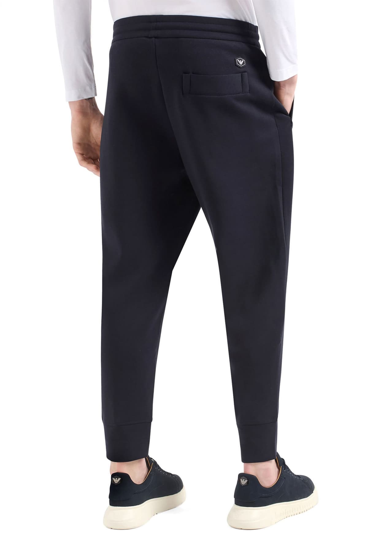 EMPORIO ARMANI ΠΑΝΤΕΛΟΝΙ ΦΟΡΜΑ LOGO ΜΠΛΕ