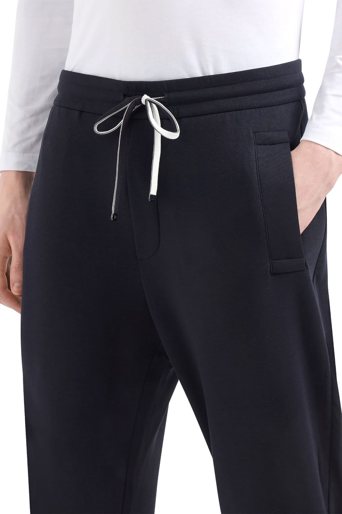 EMPORIO ARMANI ΠΑΝΤΕΛΟΝΙ ΦΟΡΜΑ LOGO ΜΠΛΕ