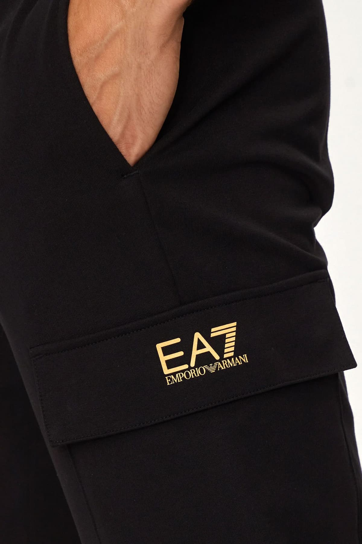 ARMANI 7 ΠΑΝΤΕΛΟΝΙ ΦΟΡΜΑ CARGO GOLD ΜΑΥΡΟ