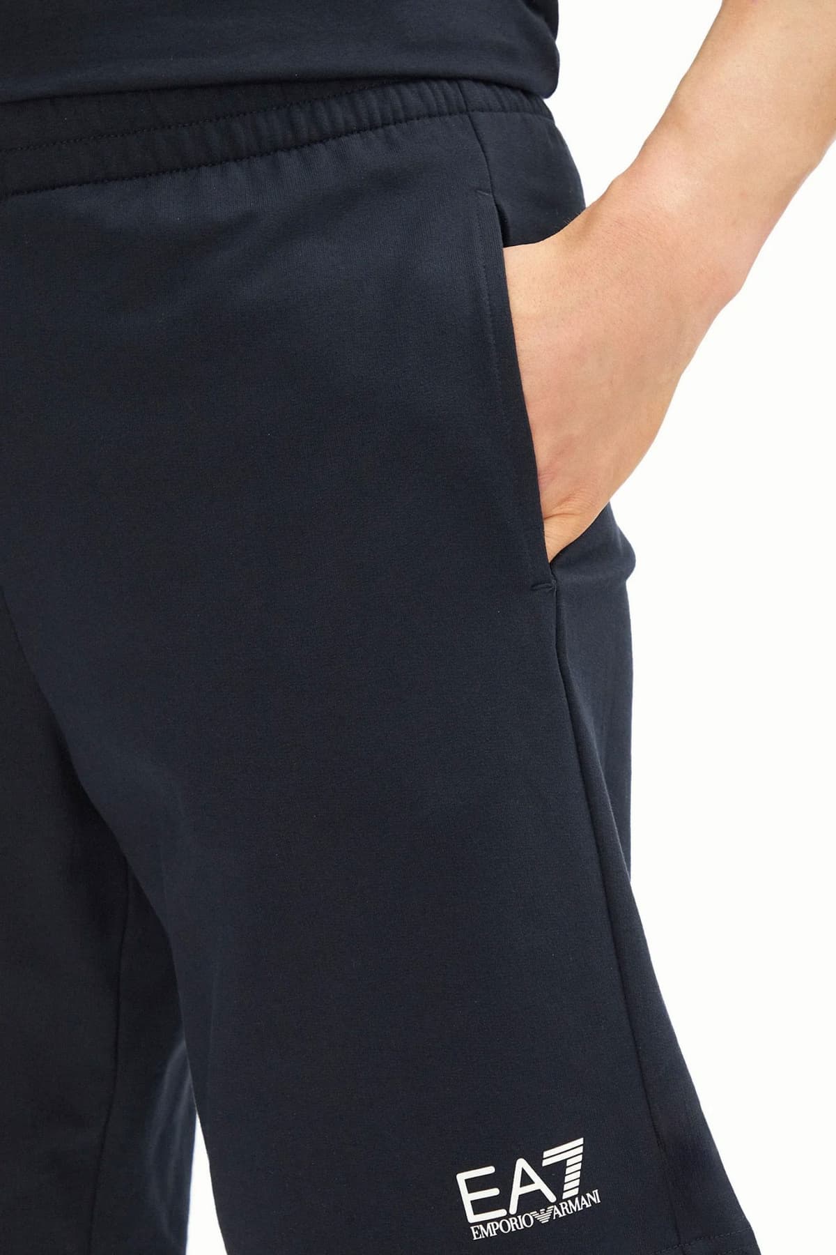 ARMANI 7 ΒΕΡΜΟΥΔΑ ΦΟΥΤΕΡ LOGO ΜΠΛΕ