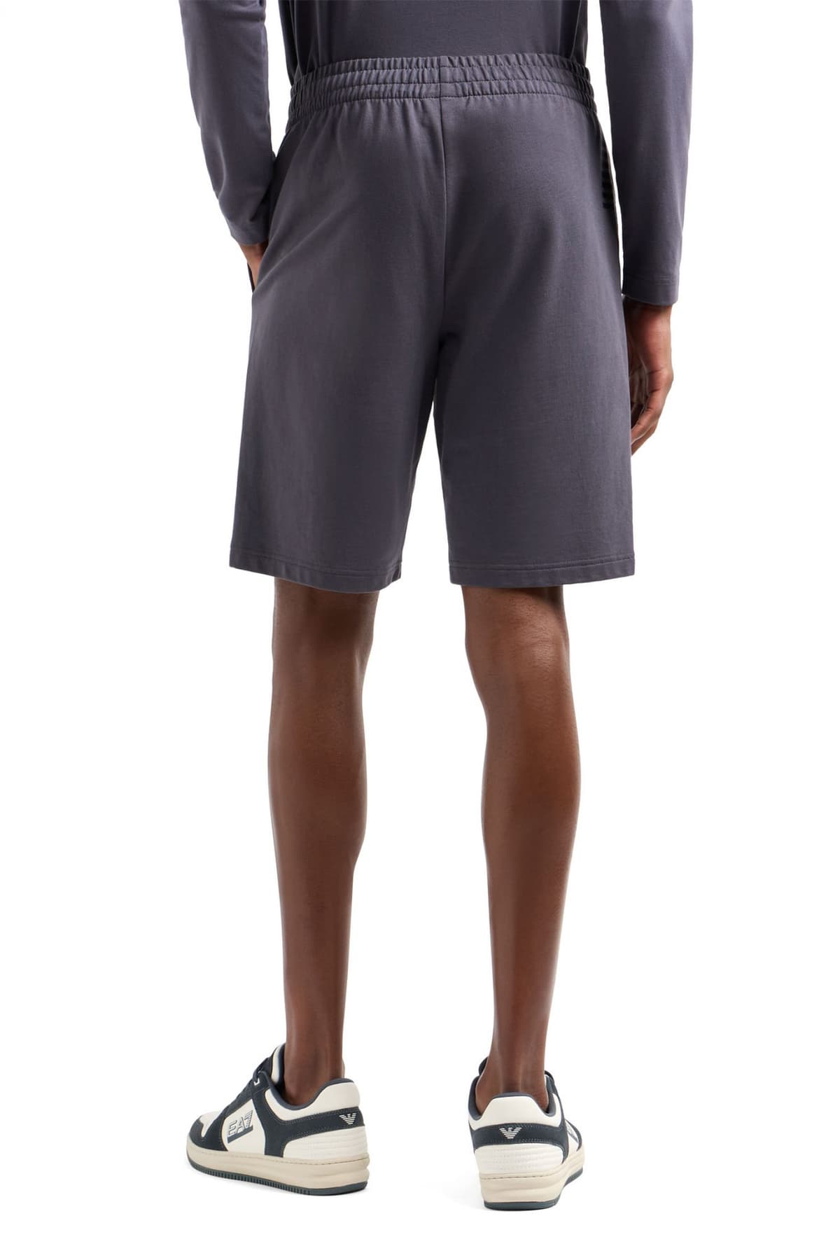 ARMANI 7 ΒΕΡΜΟΥΔΑ ΦΟΥΤΕΡ LOGO ΑΝΘΡΑΚΙ