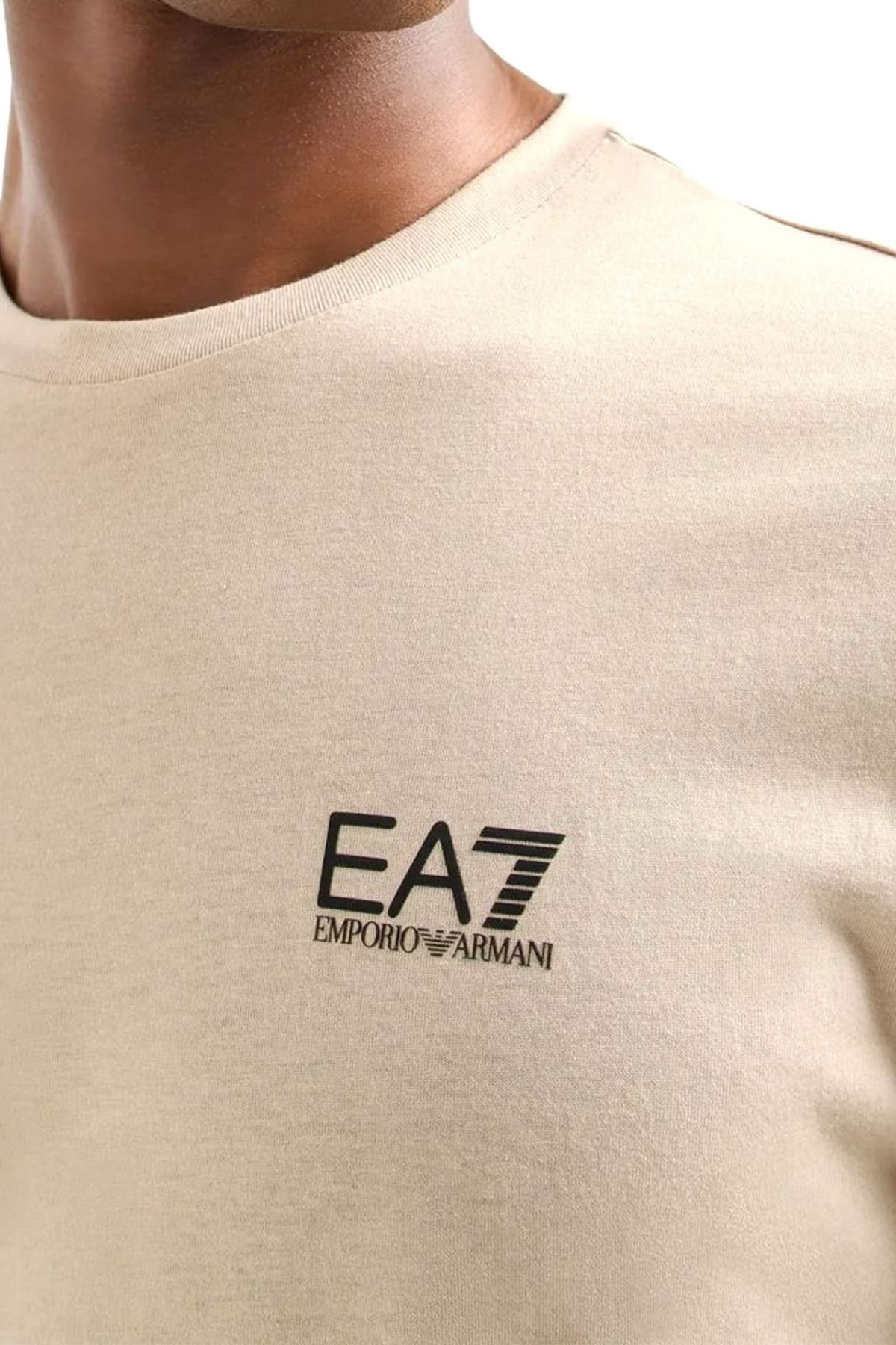 ARMANI 7 T-SHIRT LOGO ΜΠΕΖ