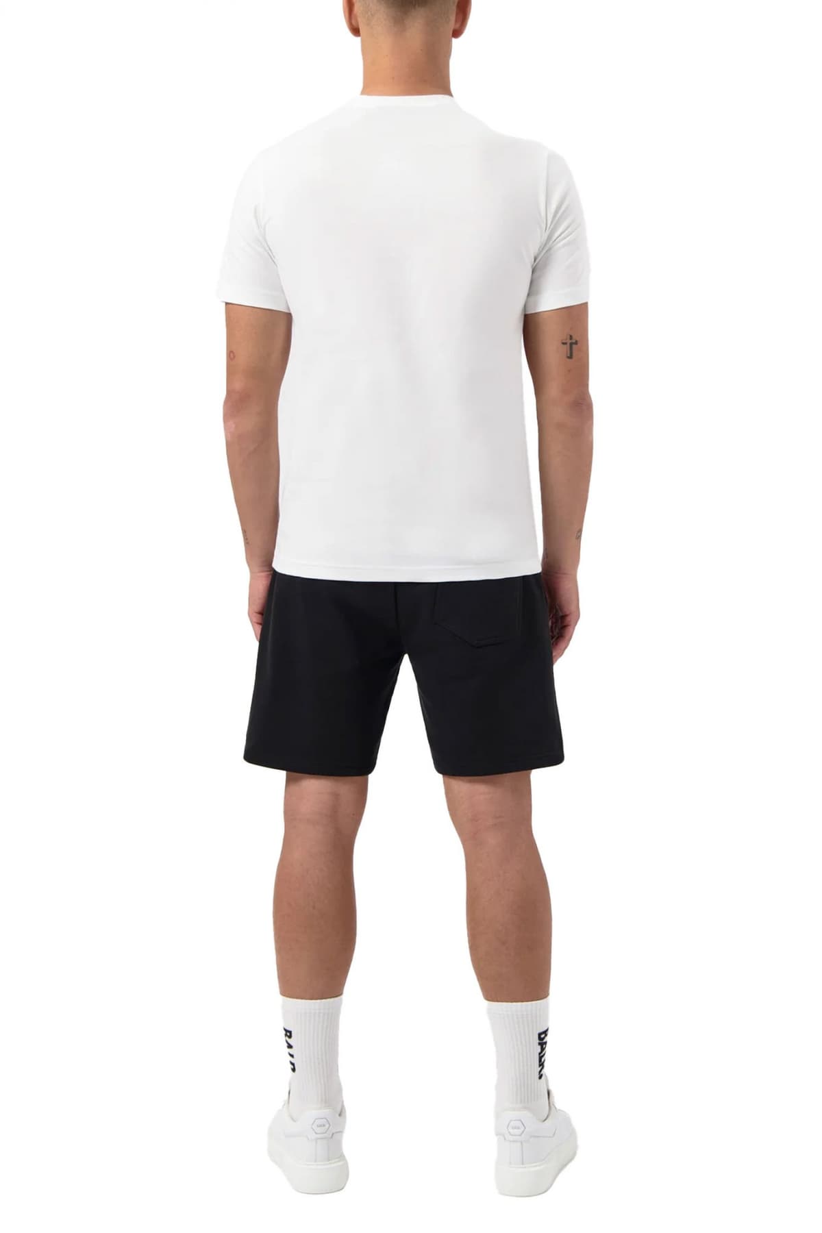 BALR. T-SHIRT BRAND STRAIGHT FIT LOGO ΛΕΥΚΟ