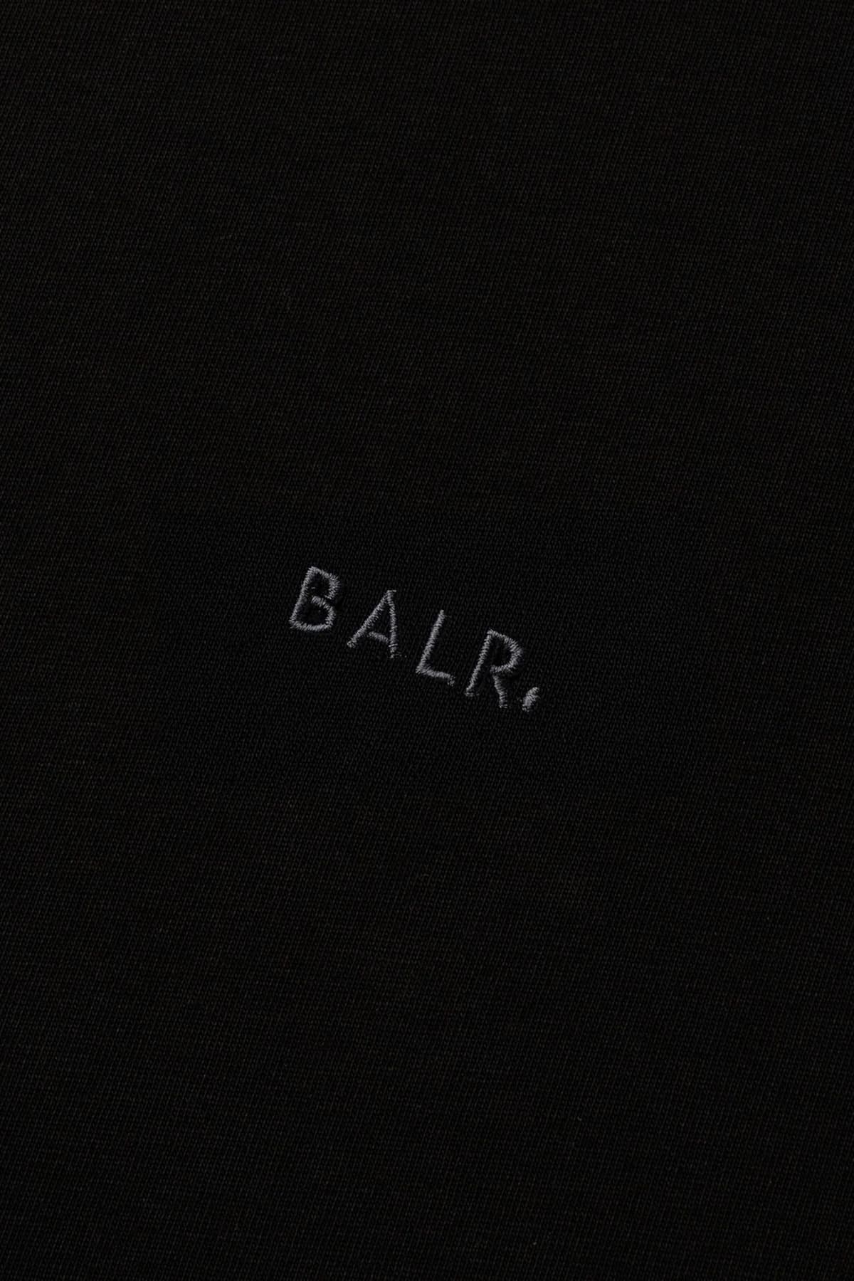 BALR. T-SHIRT SLIM FIT LOGO ΜΑΥΡΟ