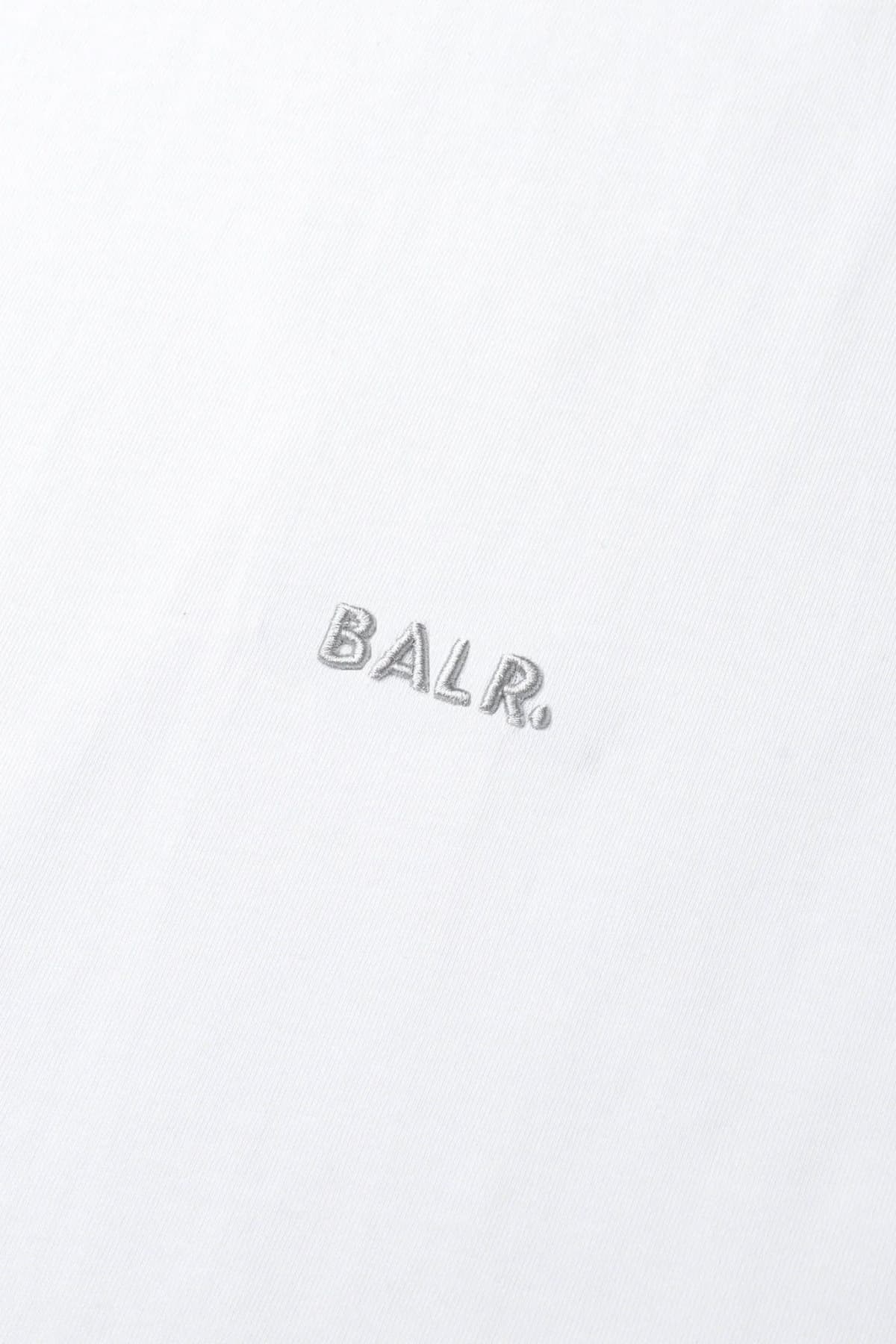 BALR. T-SHIRT SLIM FIT LOGO ΛΕΥΚΟ