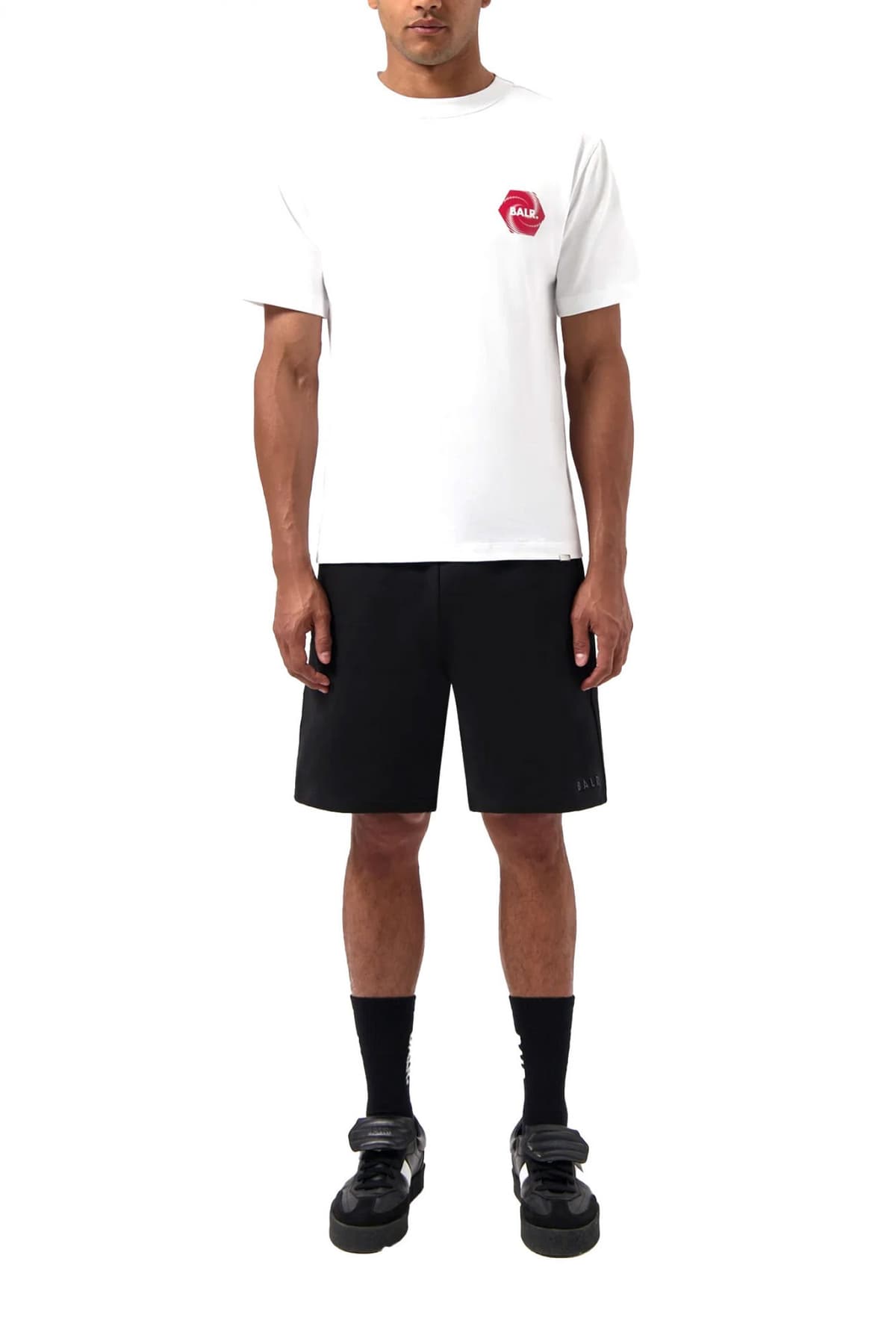 BALR. T-SHIRT VORTEX LOGO ΛΕΥΚΟ