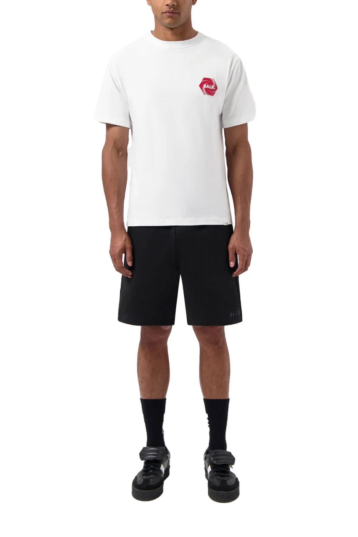 BALR. T-SHIRT VORTEX LOGO ΛΕΥΚΟ