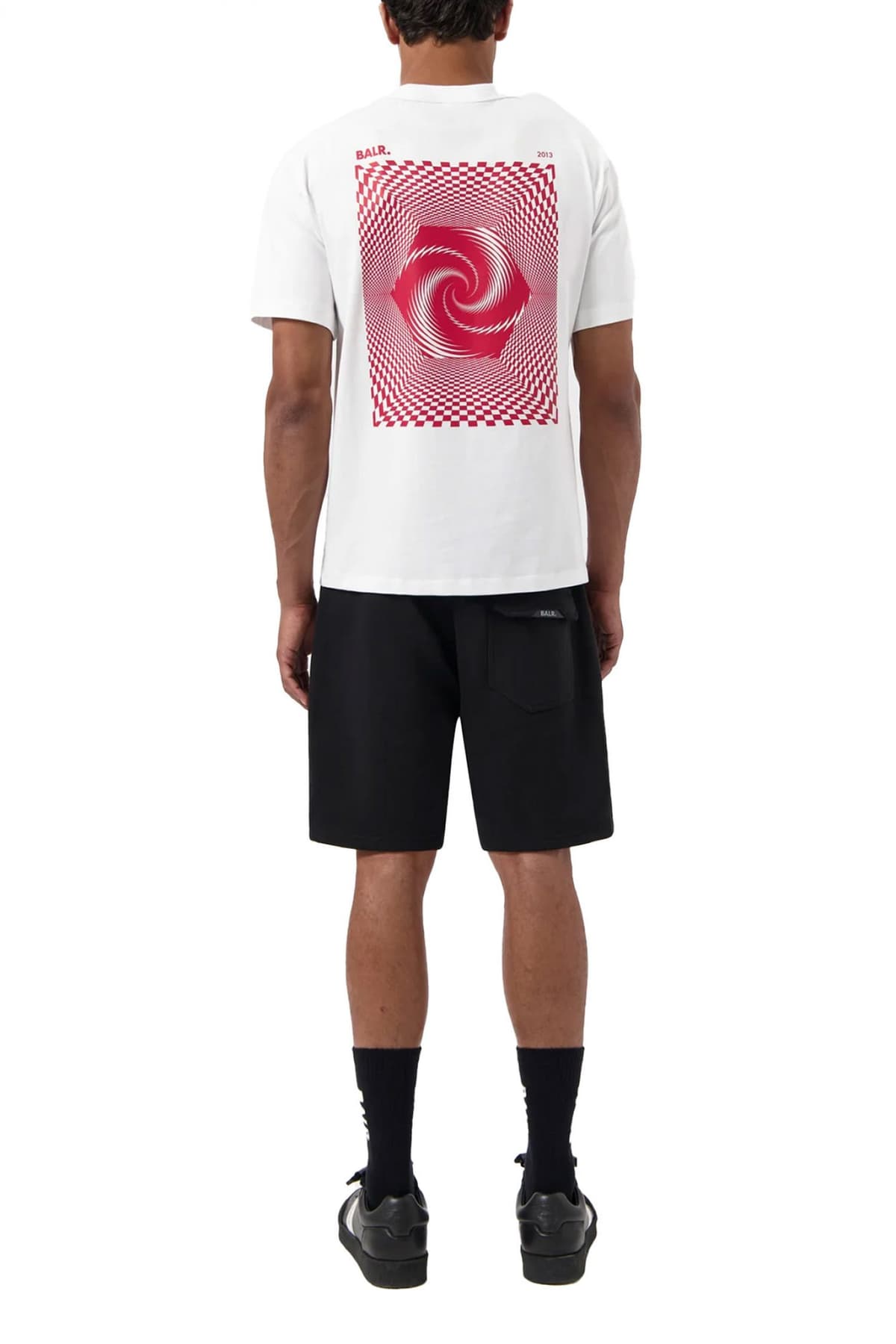 BALR. T-SHIRT VORTEX LOGO ΛΕΥΚΟ