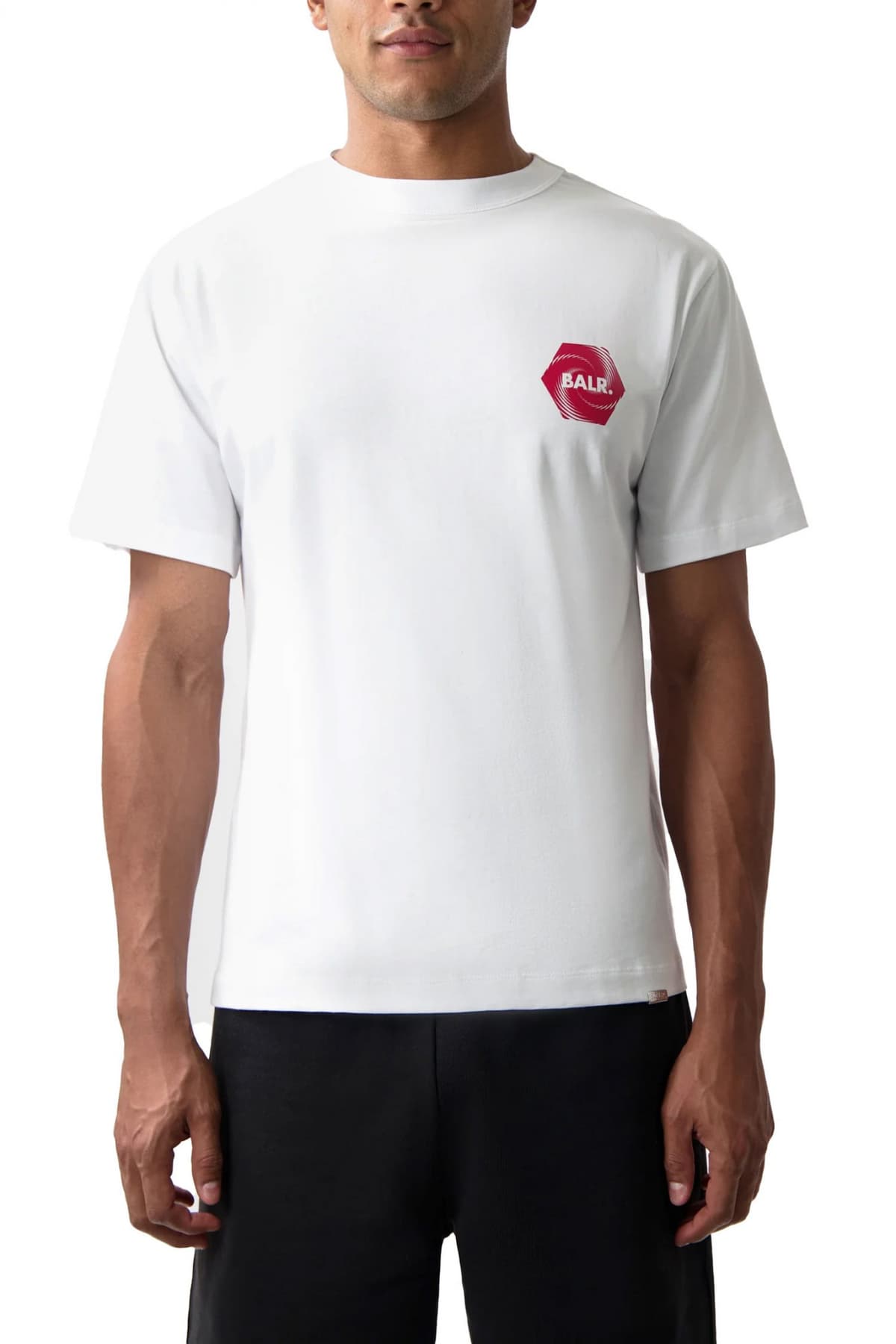 BALR. T-SHIRT VORTEX LOGO ΛΕΥΚΟ