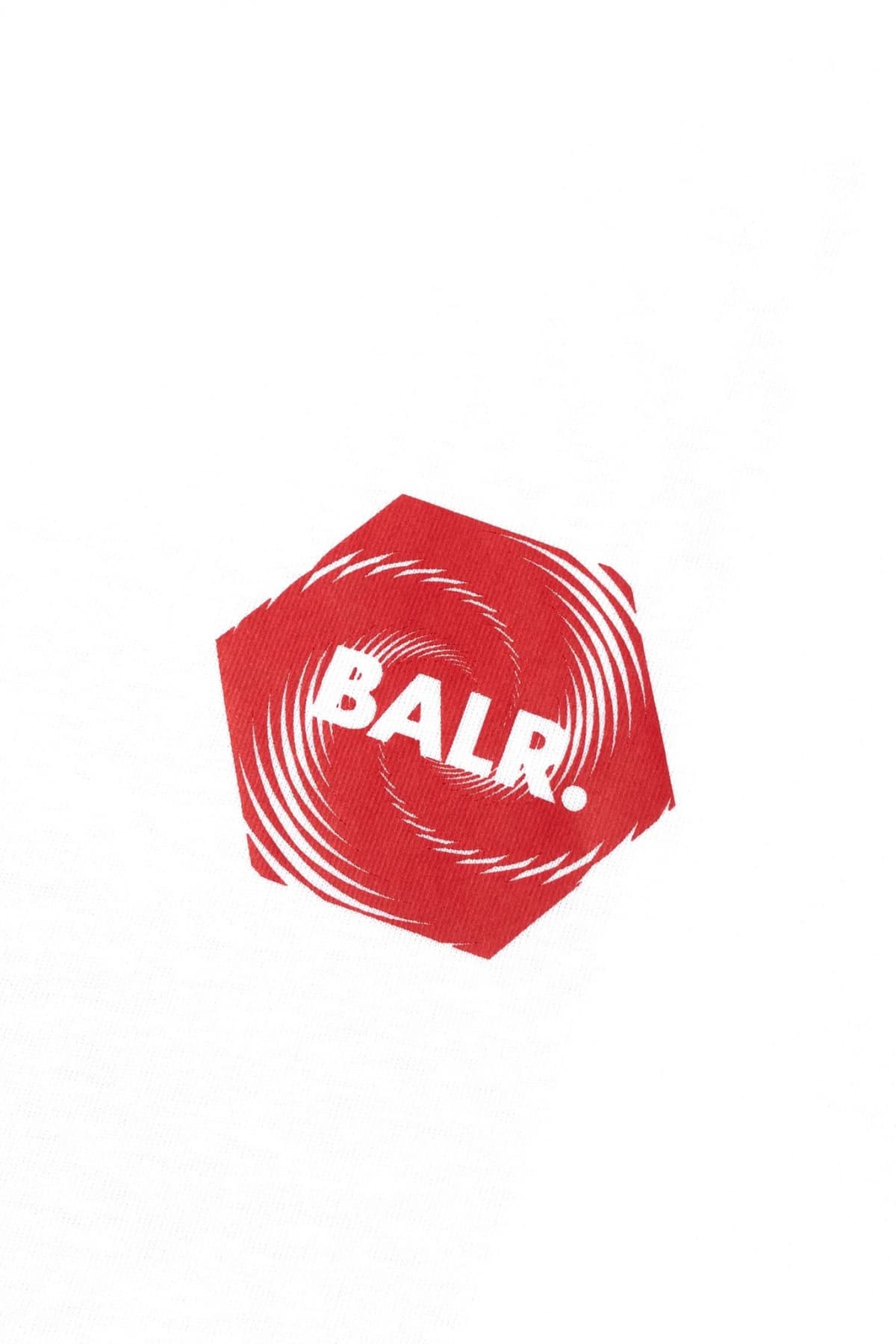 BALR. T-SHIRT VORTEX LOGO ΛΕΥΚΟ