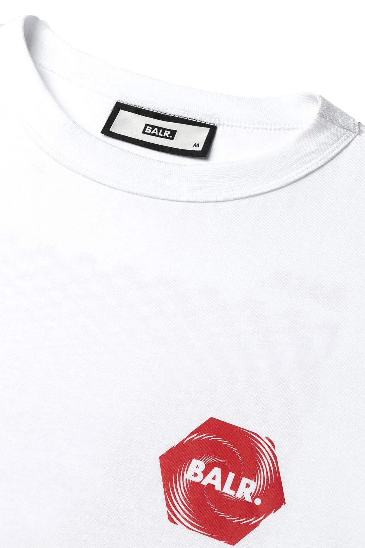 BALR. T-SHIRT VORTEX LOGO ΛΕΥΚΟ