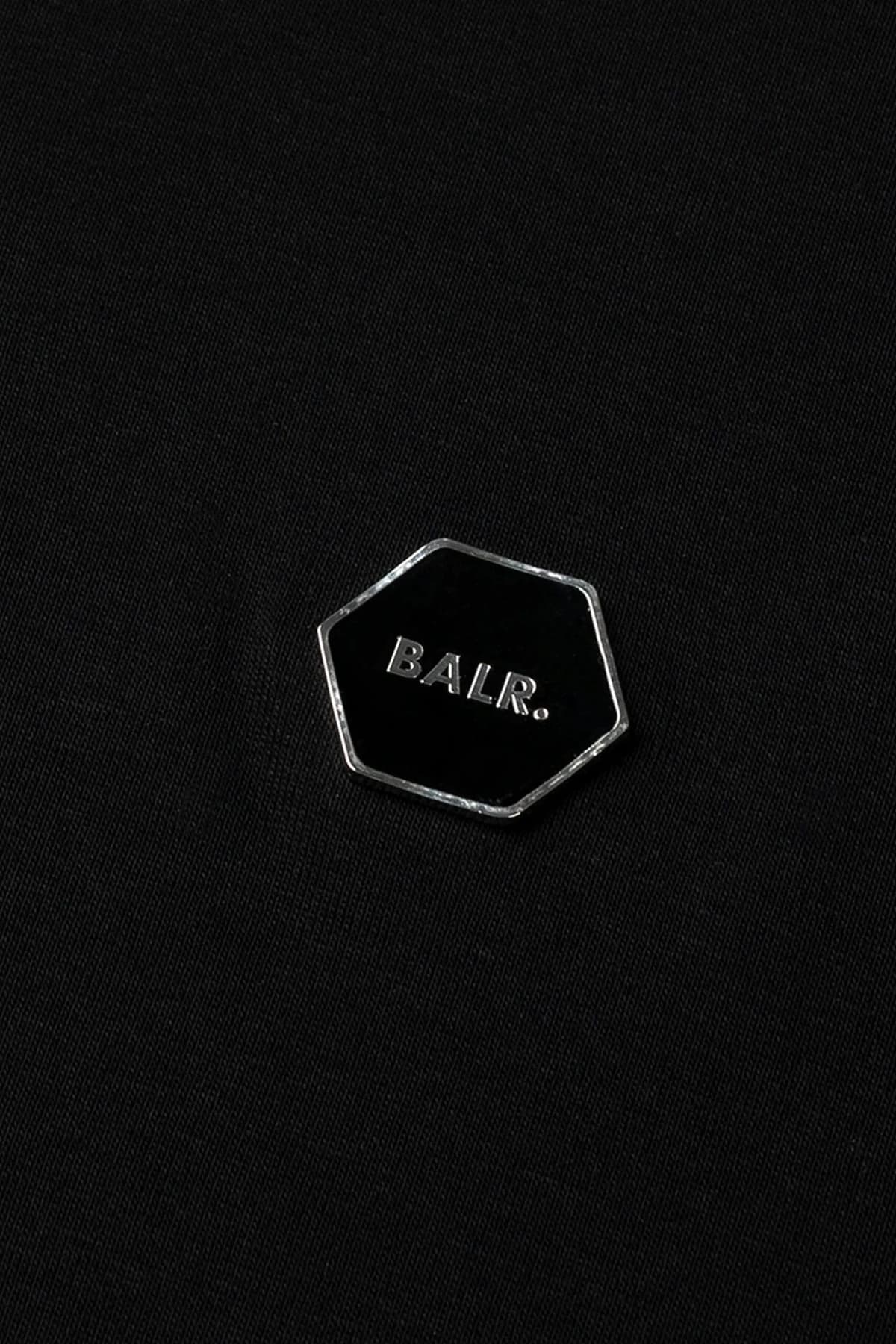 BALR. POLO HEX-SERIES LOGO ΜΕΤΑΛΛΙΚΟ ΜΑΥΡΟ