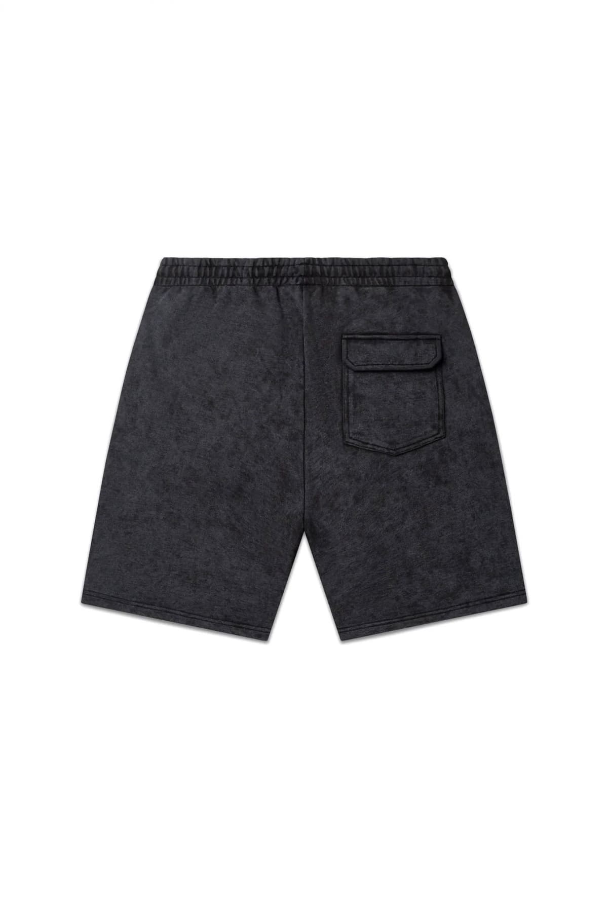 BALR. ΒΕΡΜΟΥΔΑ ΞΕΒΑΜΑΤΑ URBAN WASHED SWEAT SHORTS LOGO ΜΑΥΡΟ