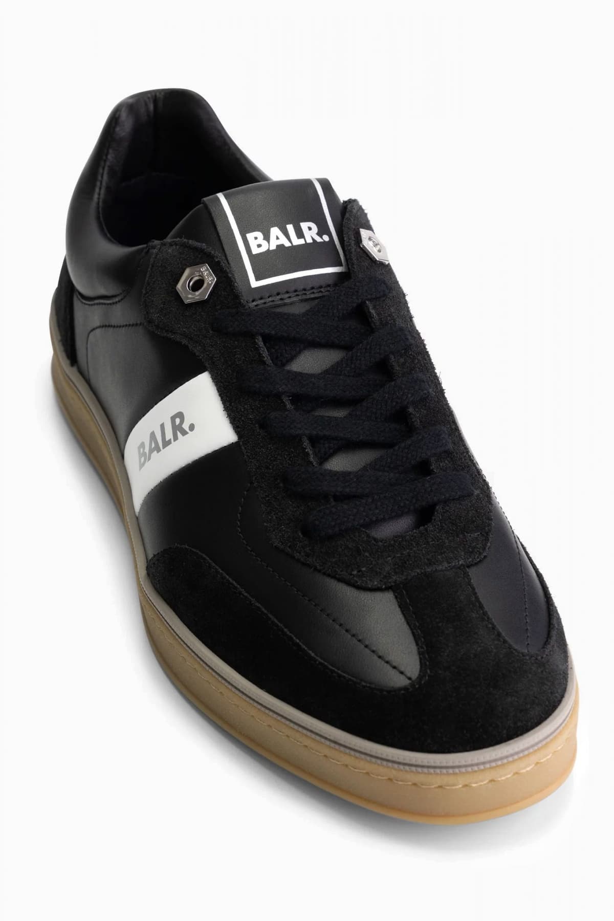 BALR. ΠΑΠΟΥΤΣΙΑ SNEAKERS LONDON CLASSIC LOGO ΜΑΥΡΟ-ΛΕΥΚΟ