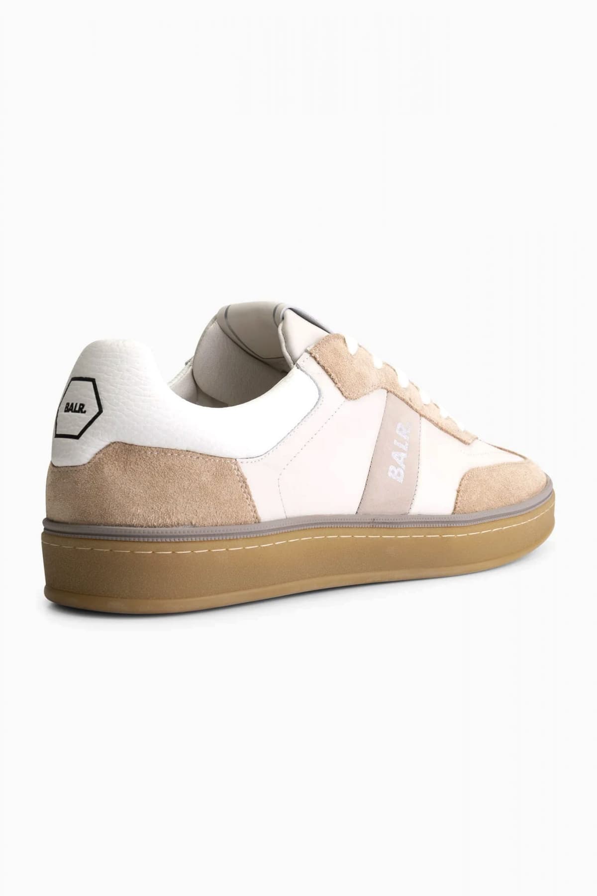 BALR. ΠΑΠΟΥΤΣΙΑ SNEAKERS LONDON CLASSIC LOGO ΕΚΡΟΥ-ΜΠΕΖ