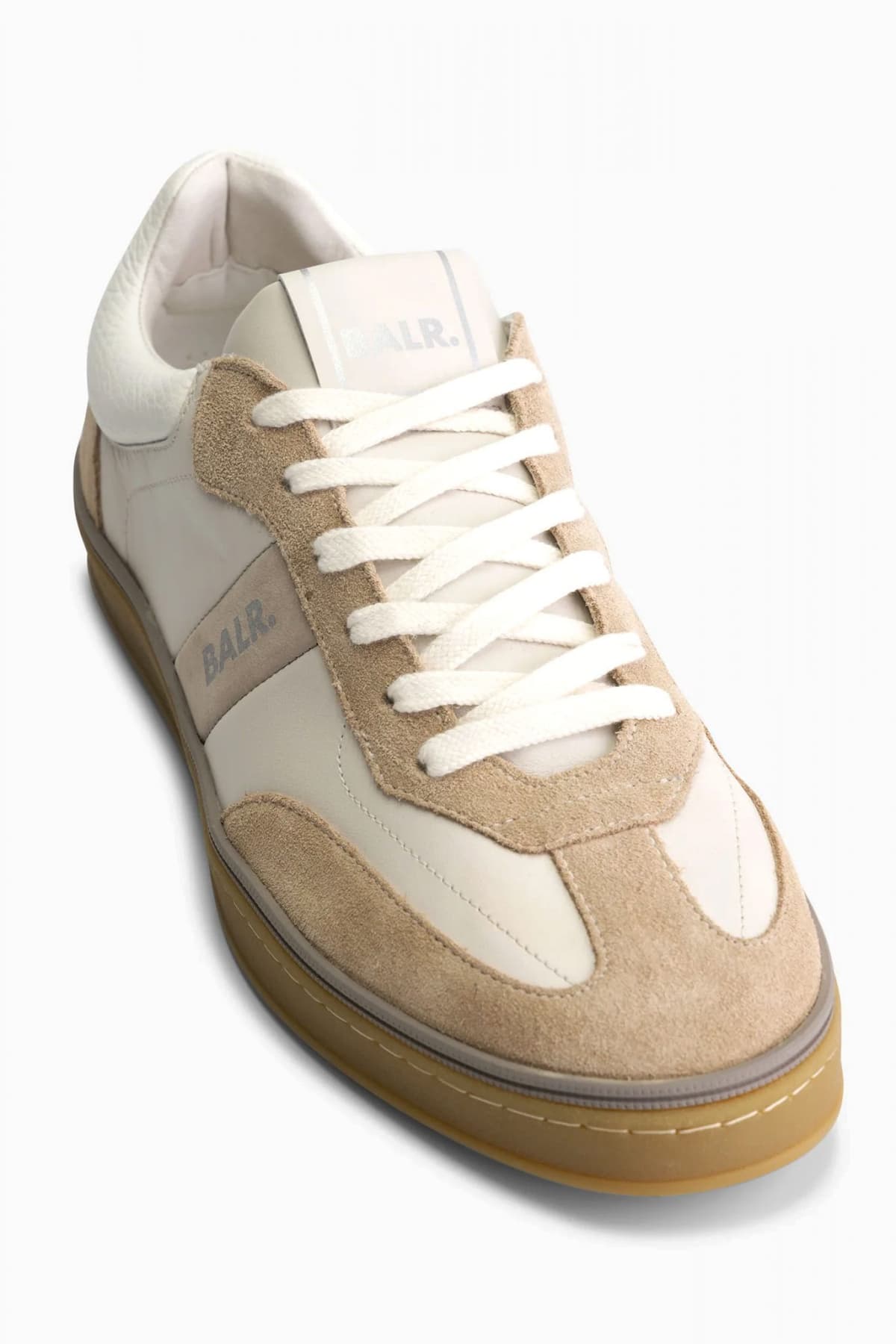 BALR. ΠΑΠΟΥΤΣΙΑ SNEAKERS LONDON CLASSIC LOGO ΕΚΡΟΥ-ΜΠΕΖ