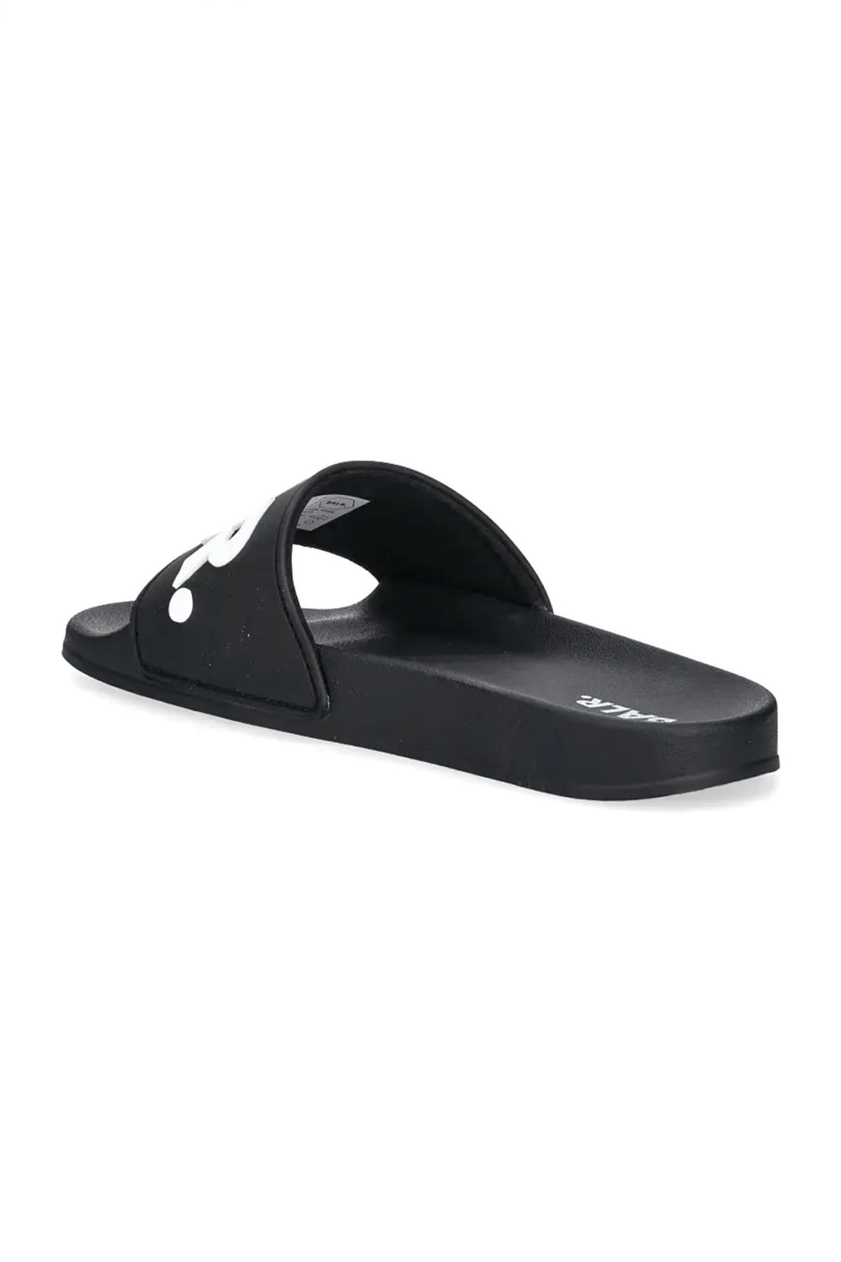 BALR. ΠΑΝΤΟΦΛΕΣ BEACH SLIDE LOGO ΜΑΥΡΟ-ΛΕΥΚΟ