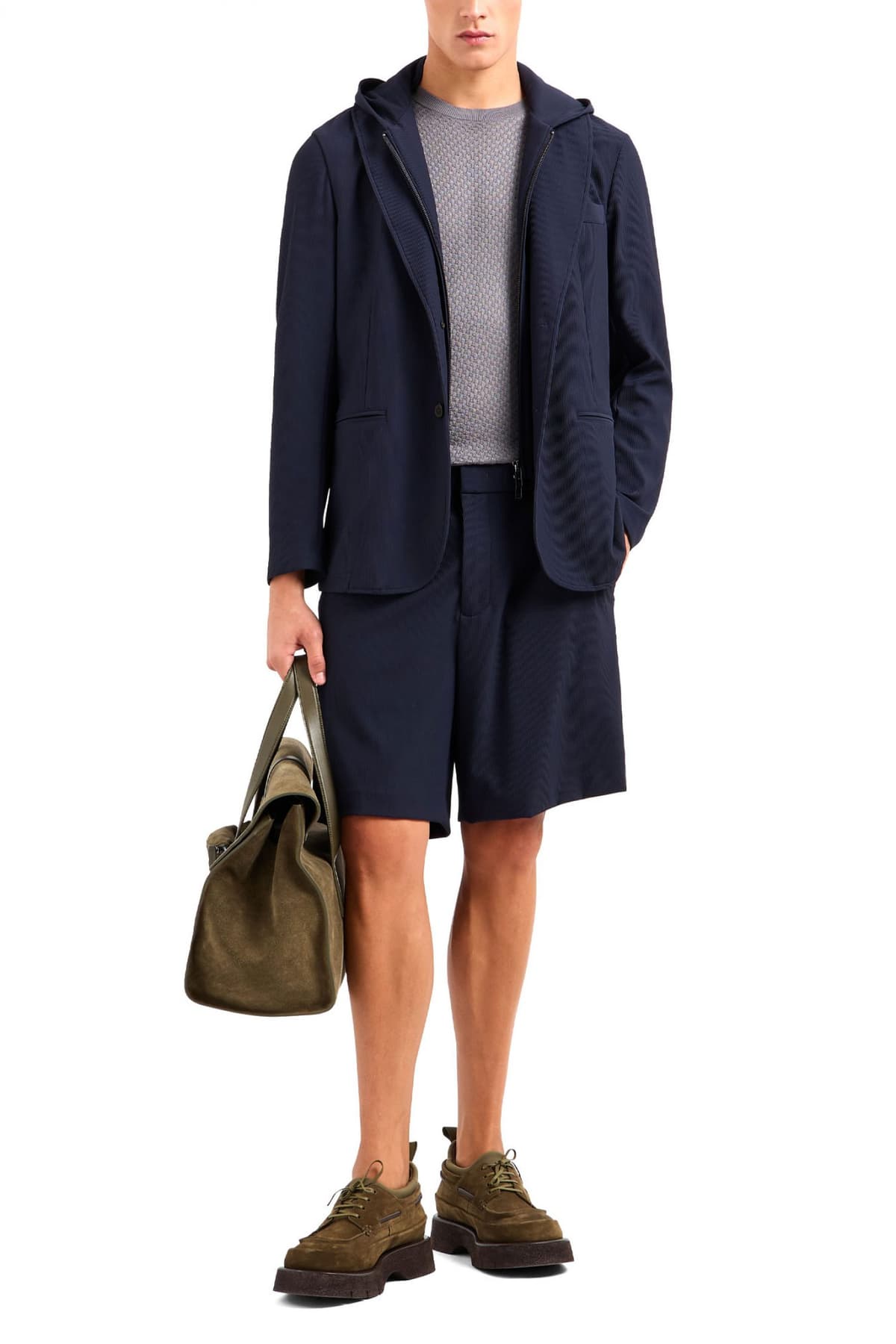 EMPORIO ARMANI ΣΑΚΑΚΙ ΑΠΟΣΠΩΜΕΝΟΣ ΘΩΡΑΚΑΣ ΚΟΥΚΟΥΛΑ ΜΠΛΕ