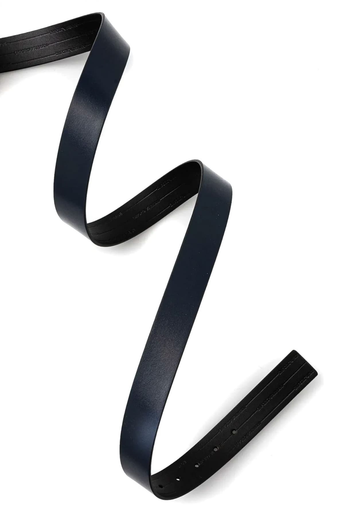 EMPORIO ARMANI ΖΩΝΗ REVERSIBLE ΜΑΥΡΟ-ΜΠΛΕ