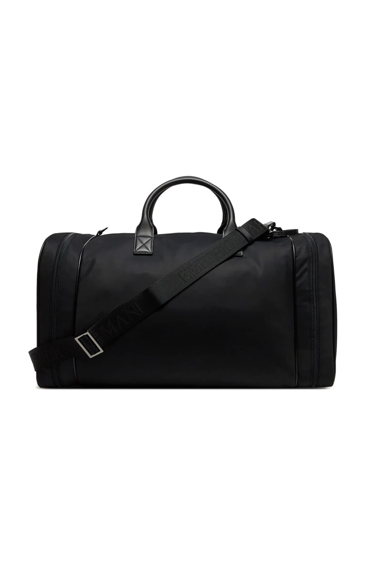 EMPORIO ARMANI ΣΑΚΟΣ ΤΑΞΙΔΙΟΥ LOGO ΜΑΥΡΟ