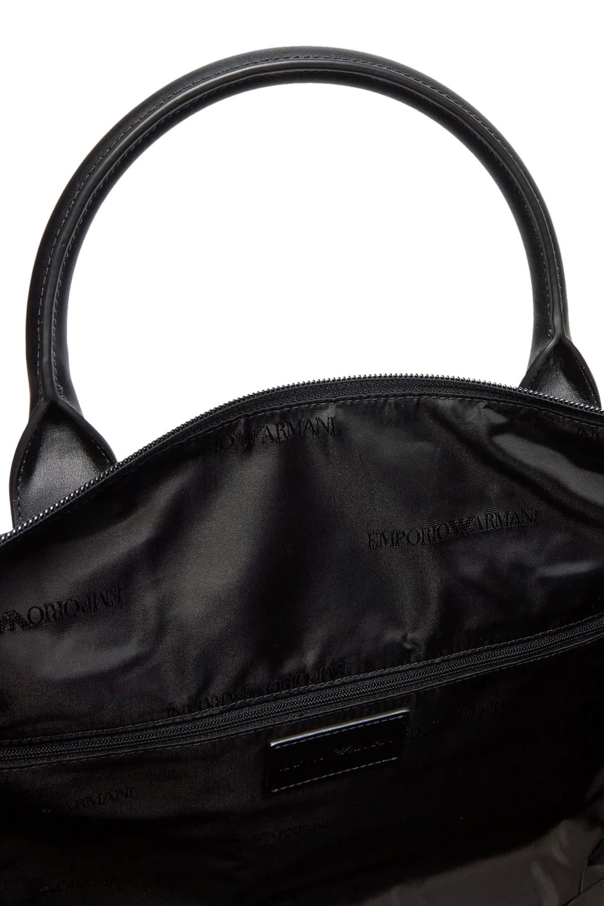 EMPORIO ARMANI ΣΑΚΟΣ ΤΑΞΙΔΙΟΥ LOGO ΜΑΥΡΟ