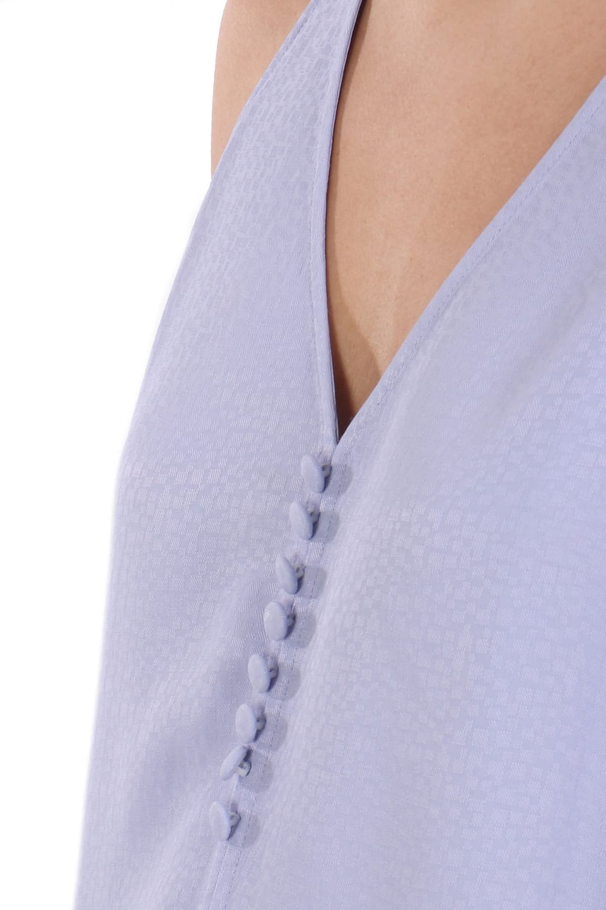 EMPORIO ARMANI TOP V-NECK ΚΟΥΜΠΙΑ ΛΙΛΑ