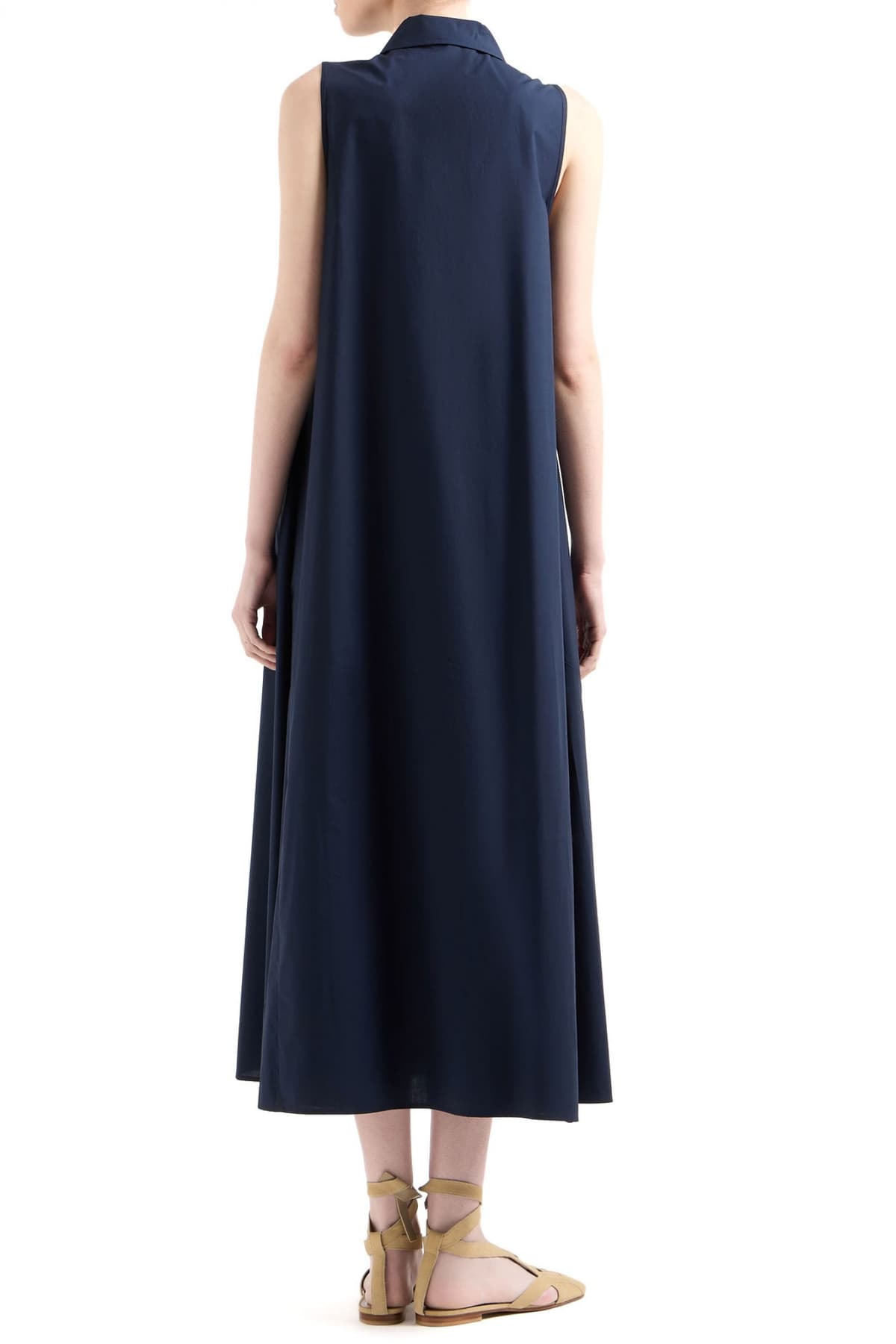 EMPORIO ARMANI ΦΟΡΕΜΑ MAXI ΜΕ ΓΙΑΚΑ ΜΠΛΕ