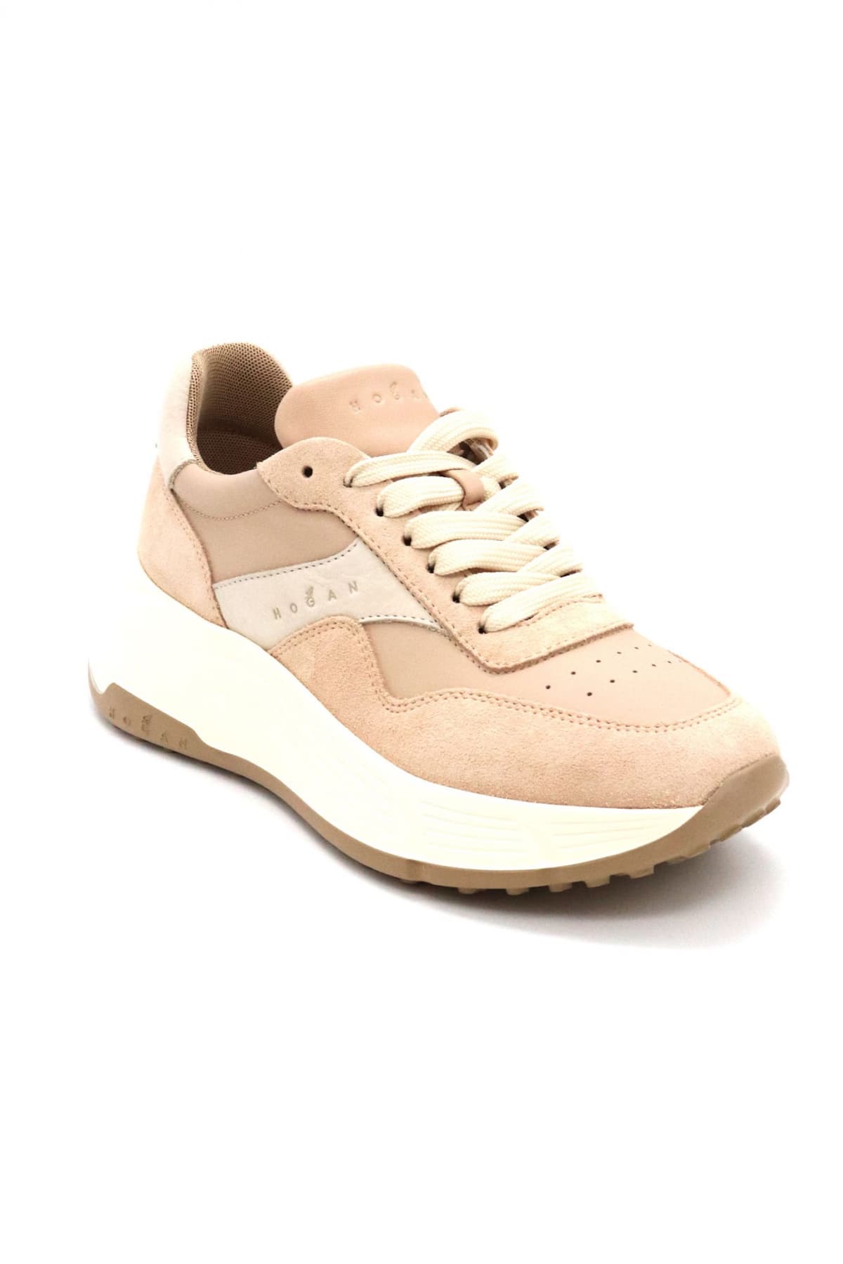 HOGAN ΠΑΠΟΥΤΣΙΑ SNEAKERS ΔΕΡΜΑ H669 ALLACCIATO ΣΟΜΟΝ