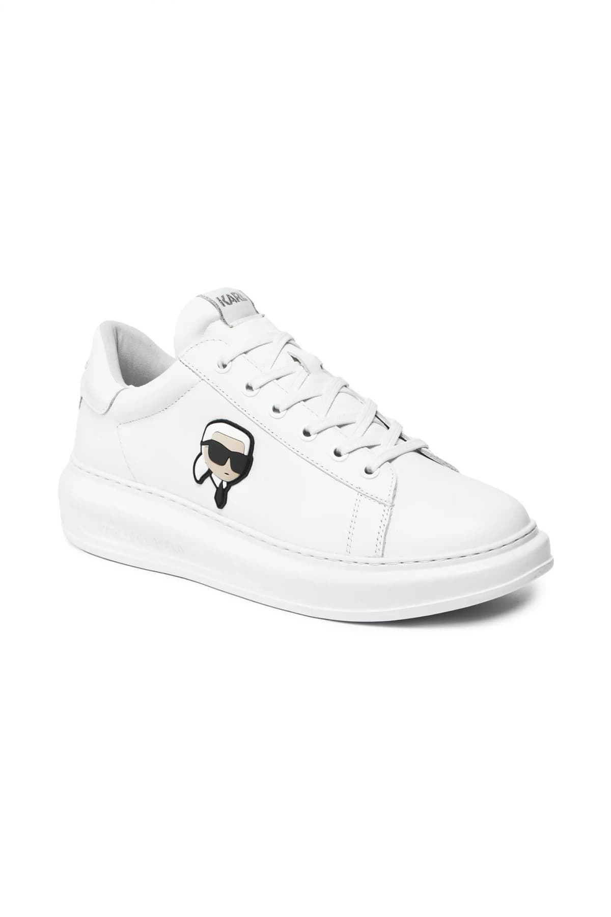 KARL LAGERFELD ΠΑΠΟΥΤΣΙΑ SNEAKERS KAPRI MENS KARL LACE ΛΕΥΚΟ