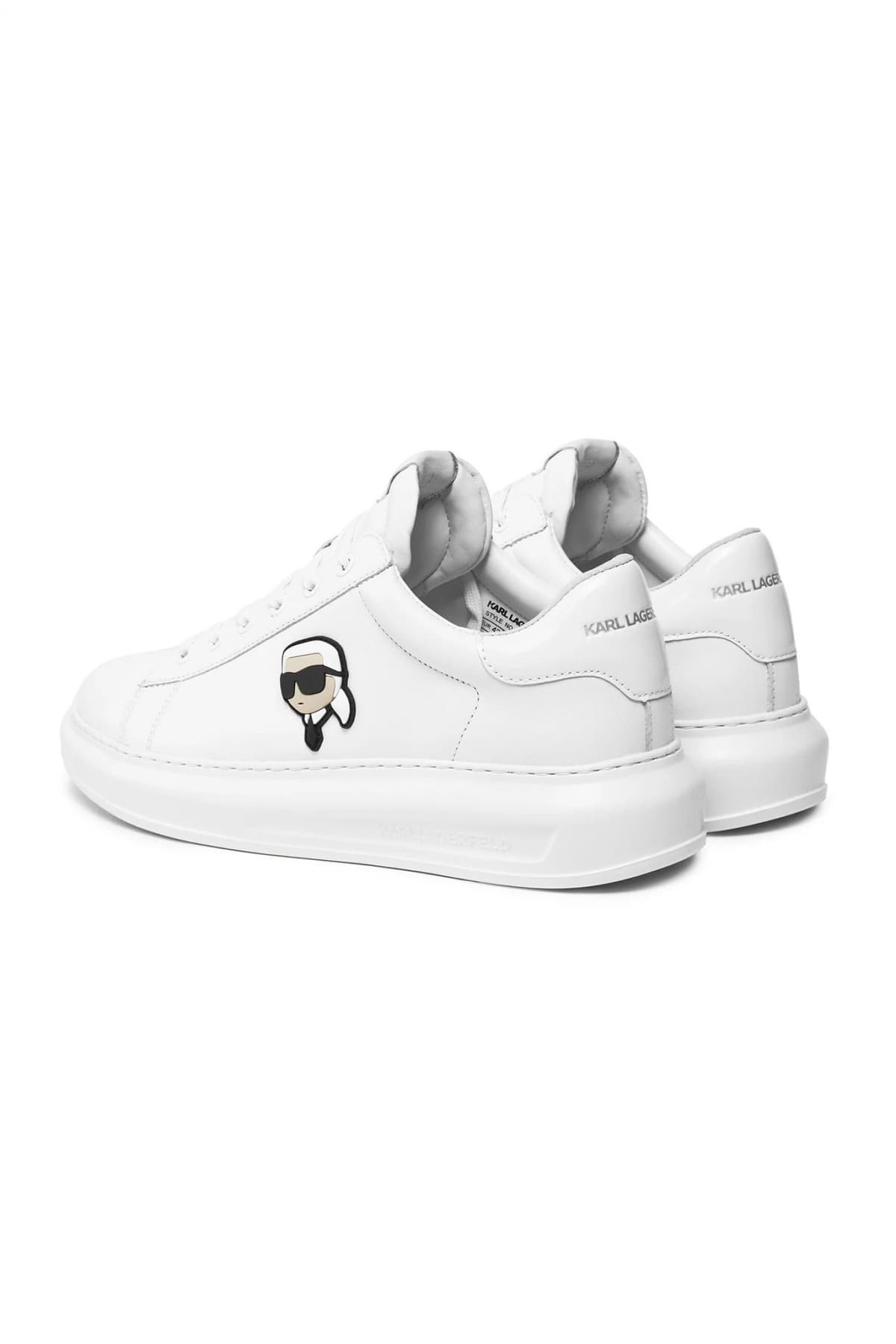 KARL LAGERFELD ΠΑΠΟΥΤΣΙΑ SNEAKERS KAPRI MENS KARL LACE ΛΕΥΚΟ