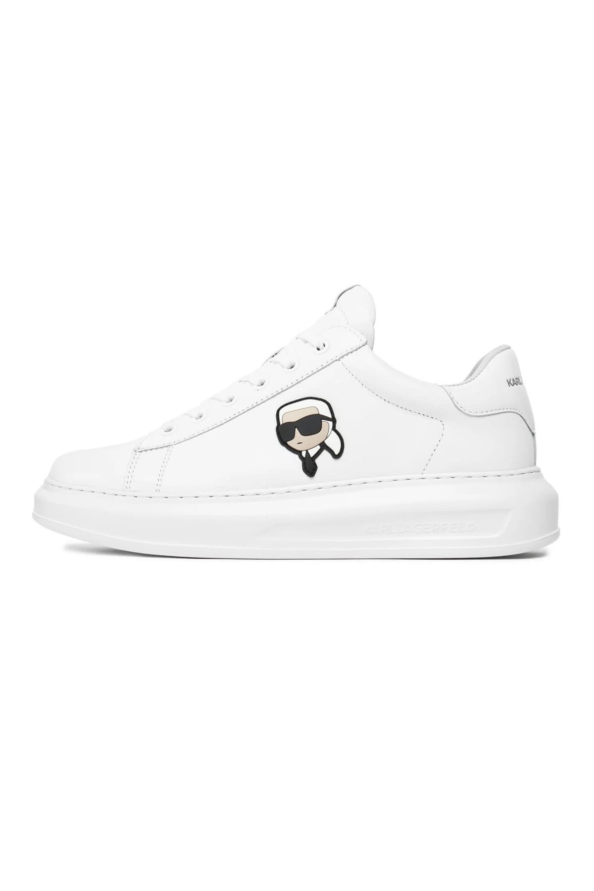 KARL LAGERFELD ΠΑΠΟΥΤΣΙΑ SNEAKERS KAPRI MENS KARL LACE ΛΕΥΚΟ