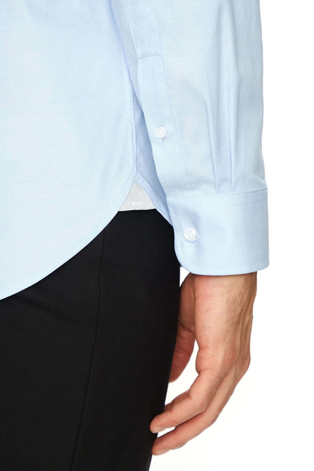 MICHAEL KORS ΠΟΥΚΑΜΙΣΟ MODERN FIT DOBBY ENGINEERD ΣΙΕΛ