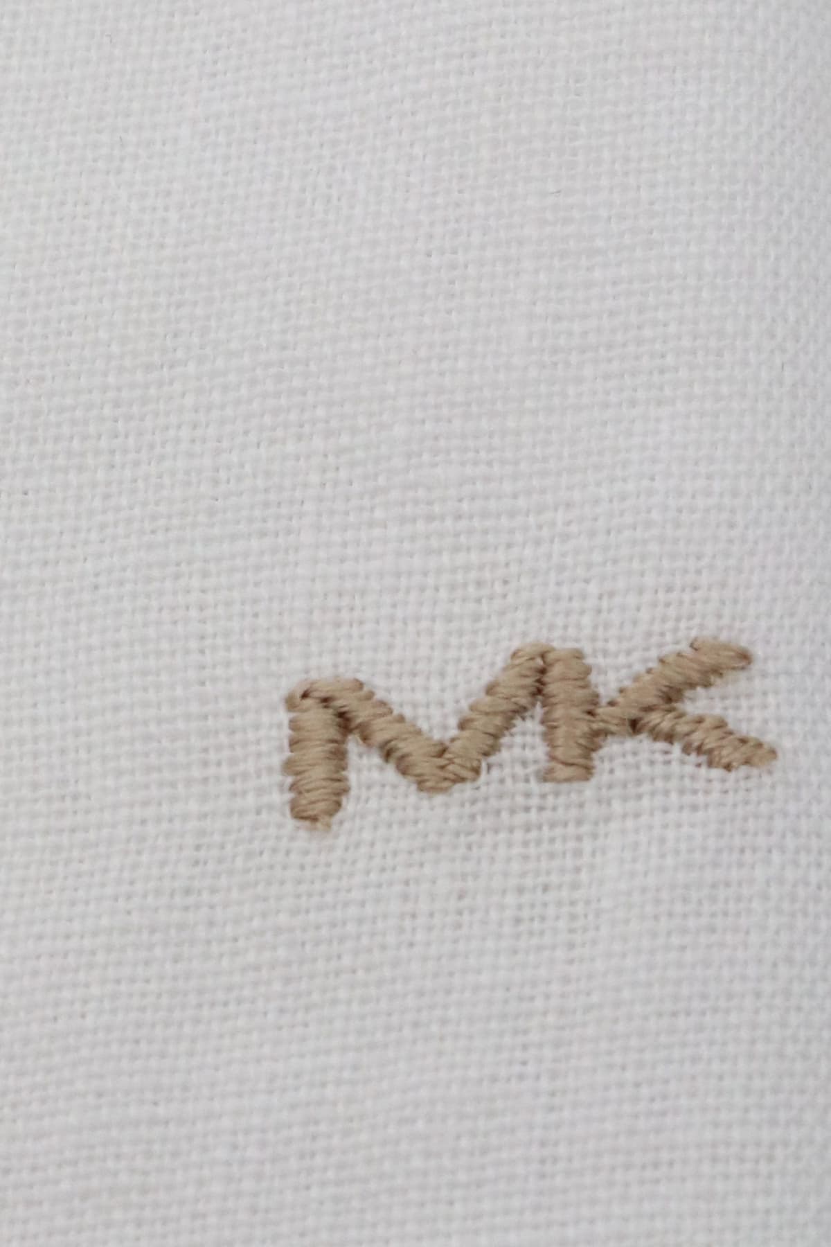 MICHAEL KORS ΠΟΥΚΑΜΙΣΟ SLIM FIT ΛΙΝΟ ΛΕΥΚΟ