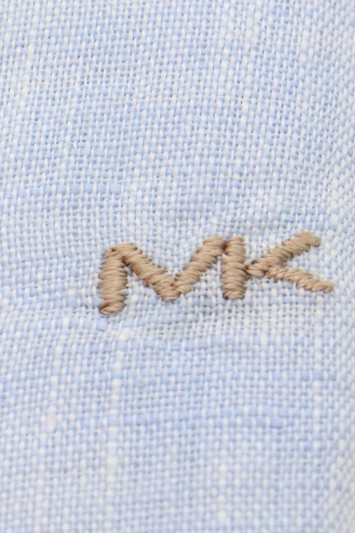 MICHAEL KORS ΠΟΥΚΑΜΙΣΟ SLIM FIT ΛΙΝΟ ΣΙΕΛ