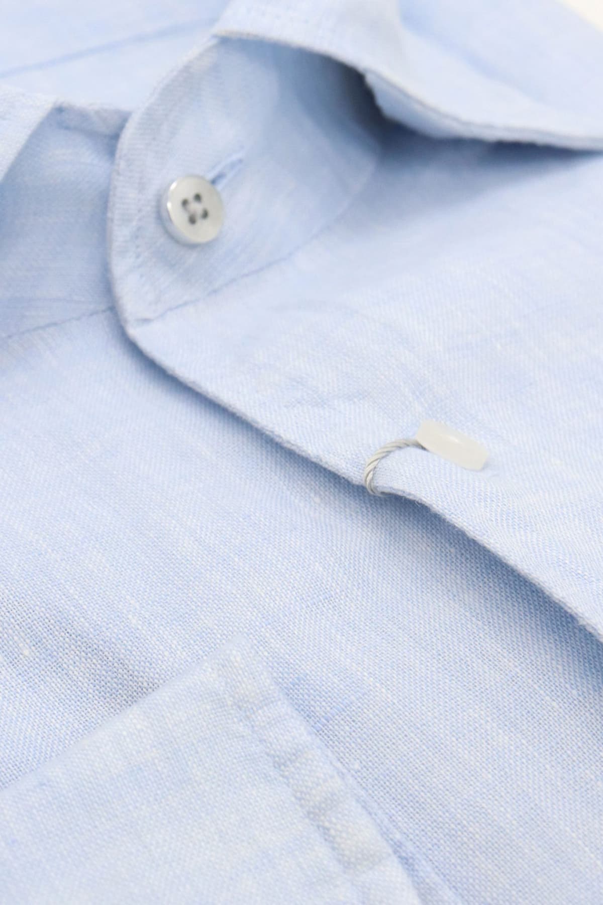 MICHAEL KORS ΠΟΥΚΑΜΙΣΟ SLIM FIT ΛΙΝΟ ΣΙΕΛ