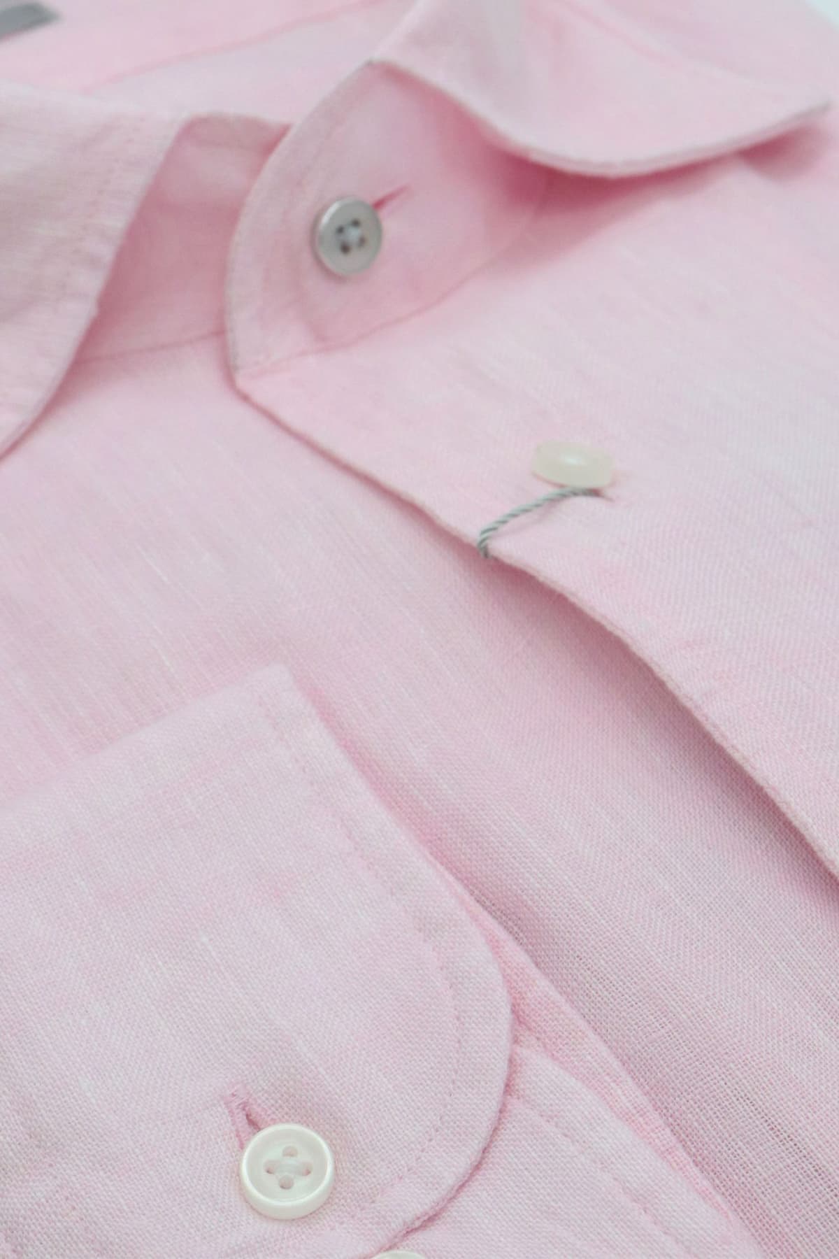 MICHAEL KORS ΠΟΥΚΑΜΙΣΟ SLIM FIT ΛΙΝΟ ΡΟΖ