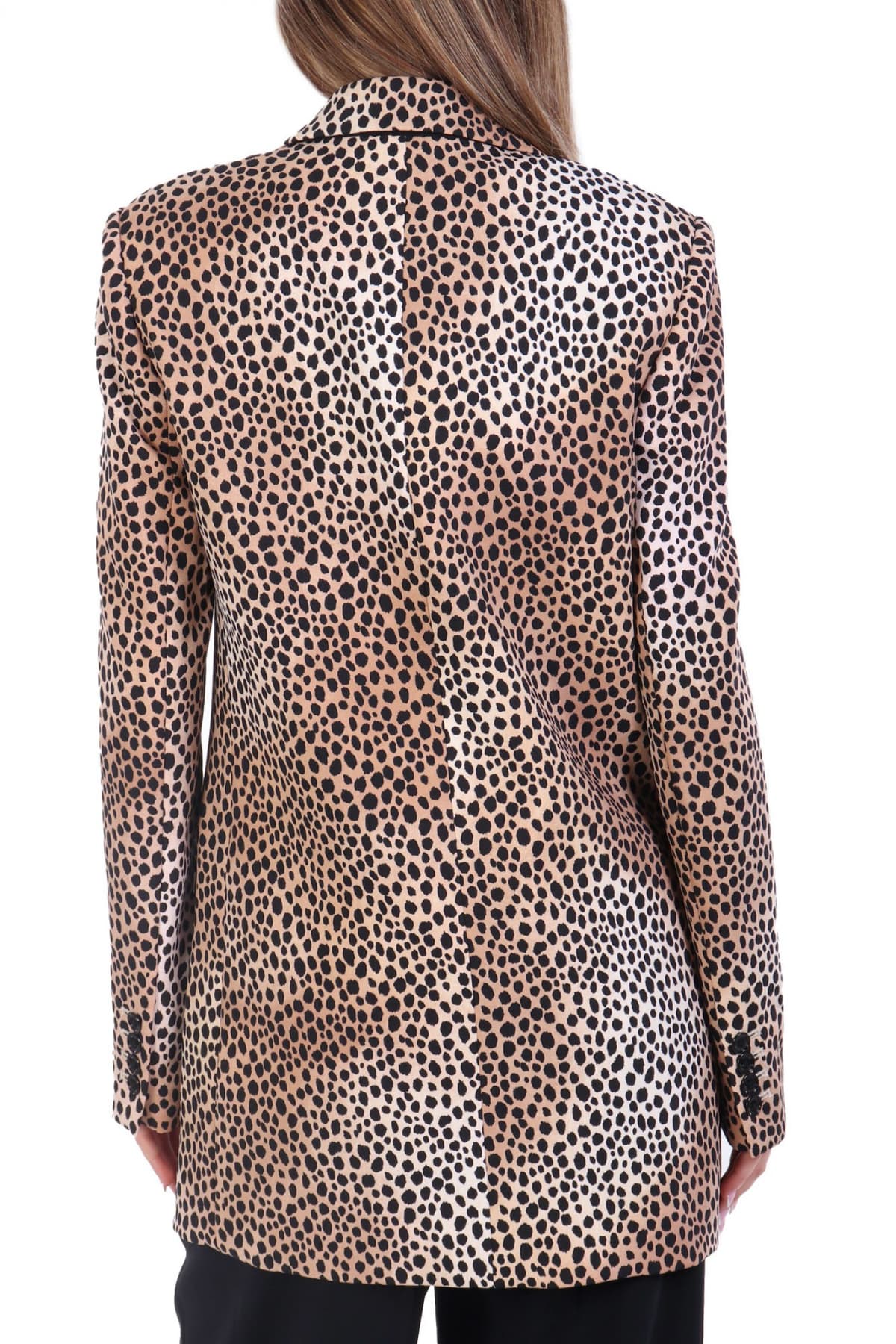 MICHAEL KORS ΣΑΚΑΚΙ OVERSAZED ΛΕΟΠΑΡ ΚΑΦΕ-ΜΠΕΖ