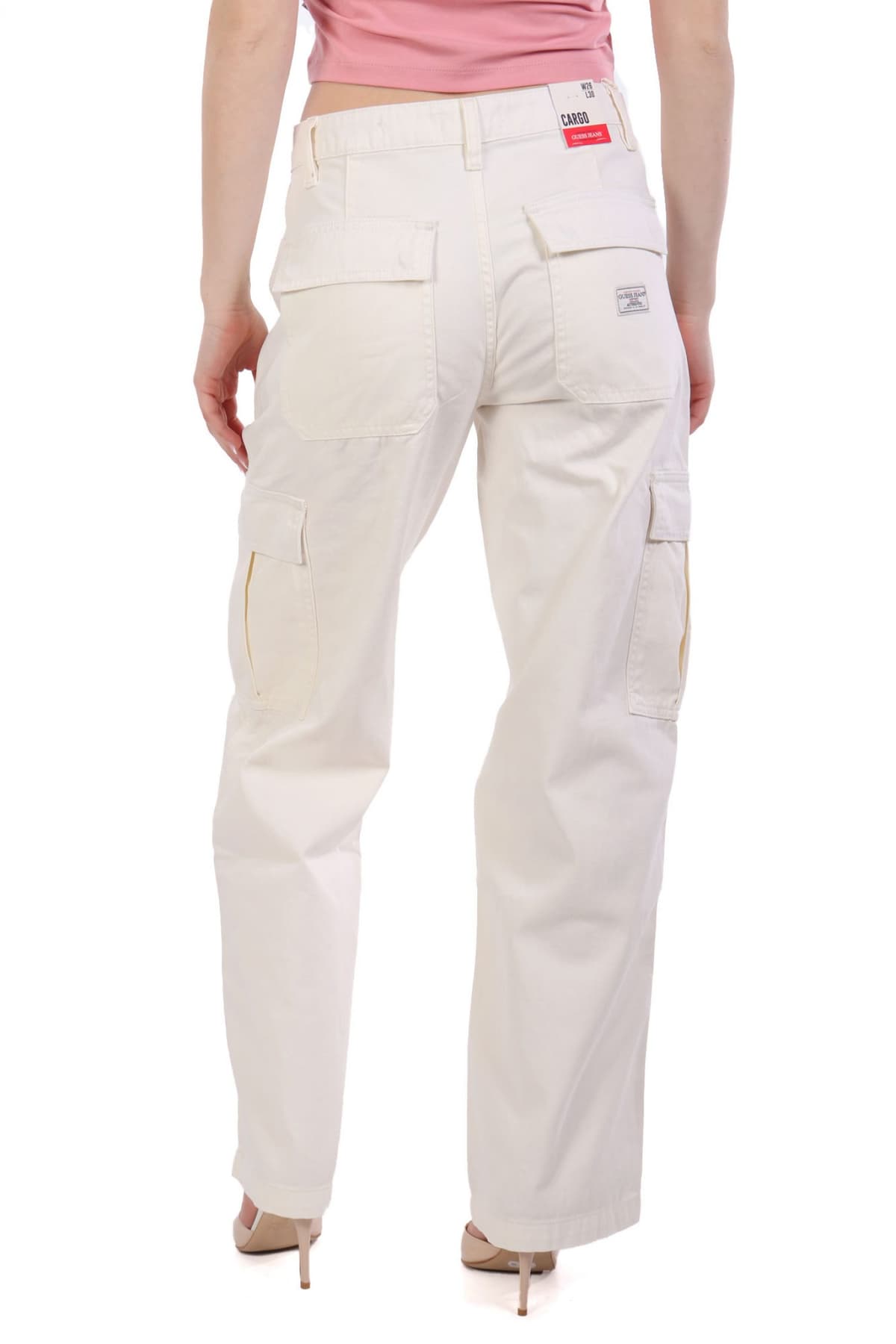 Women's Pants Guess Jeans Ecru