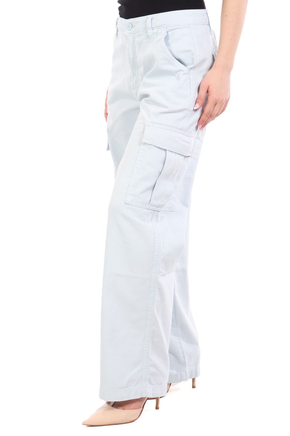 GUESS JEANS ΠΑΝΤΕΛΟΝΙ CARGO ΣΙΕΛ