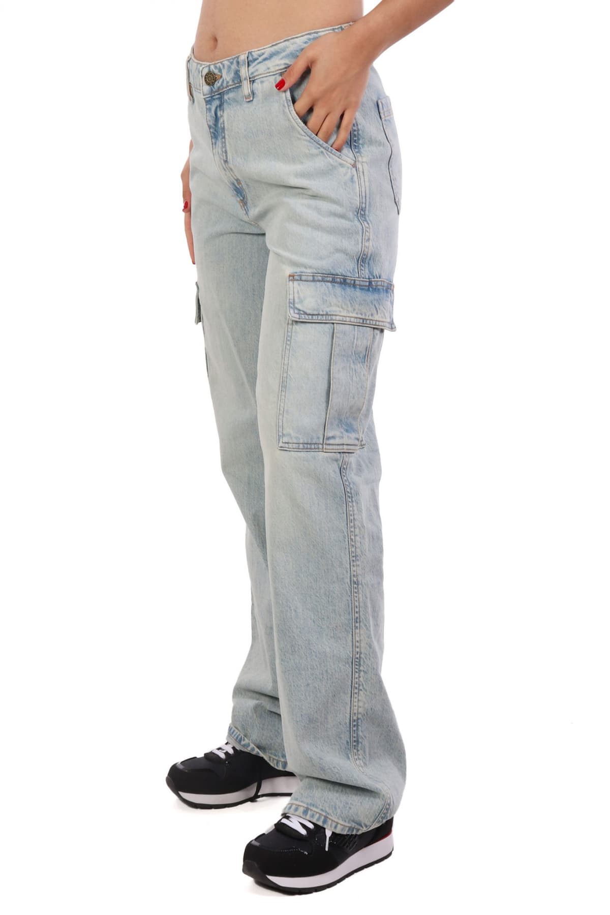 GUESS JEANS ΠΑΝΤΕΛΟΝΙ JEANS CARGO G10 ΑΝΟΙΧΤΟ ΜΠΛΕ