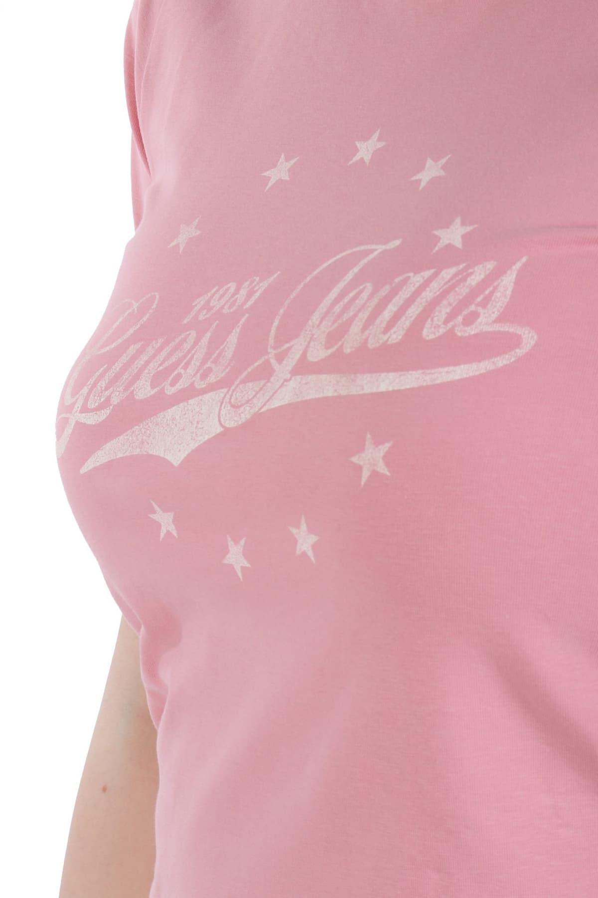 GUESS JEANS T-SHIRT ΡΟΖ